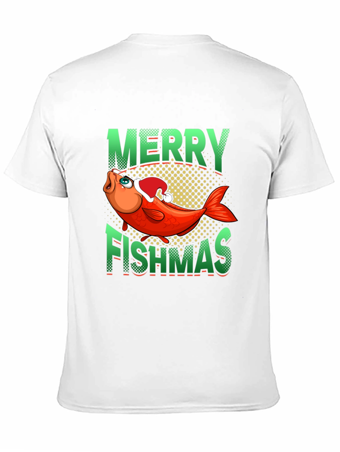 Black Merry Fishmas Graphic Tee view 11