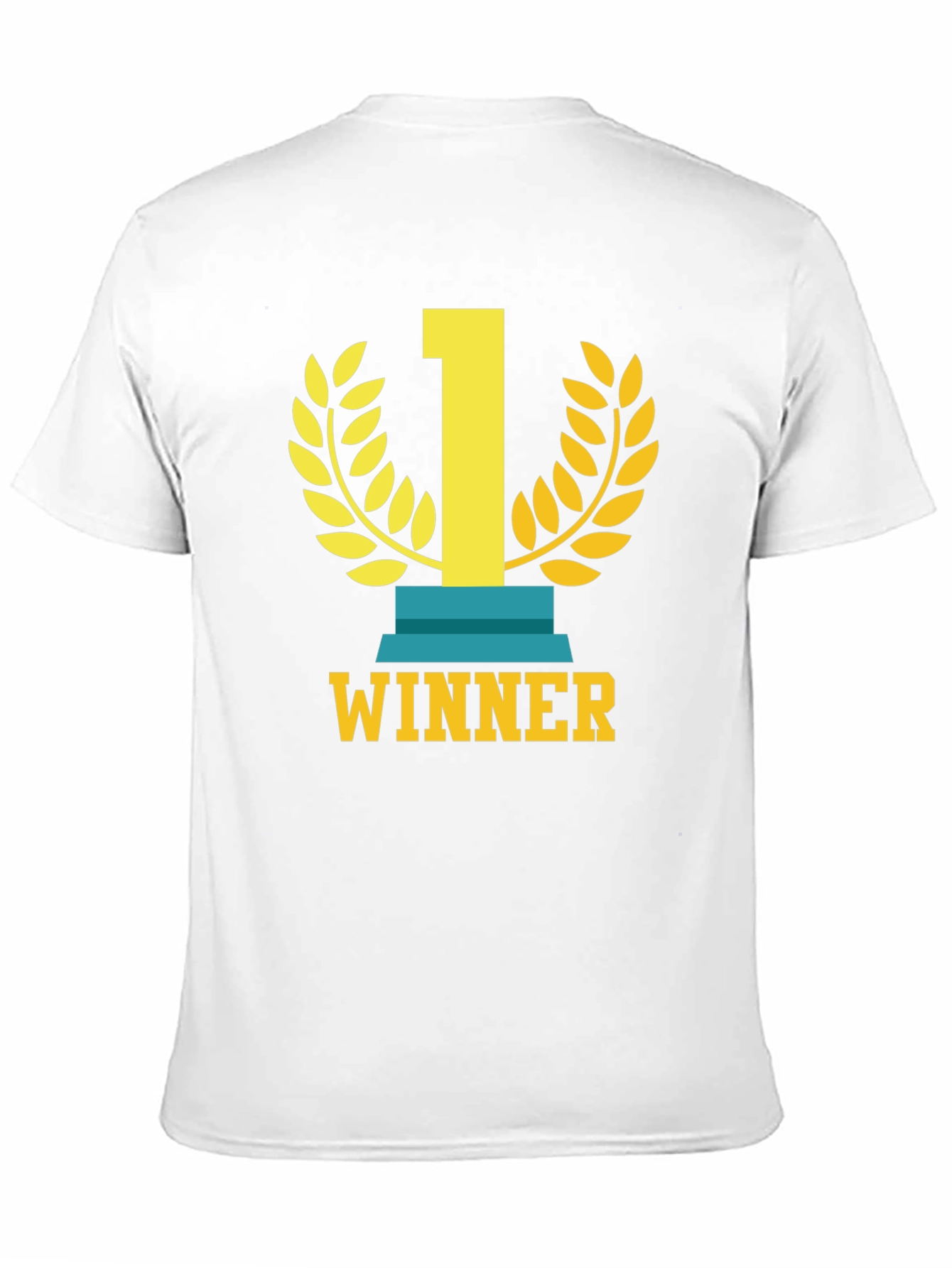 Black Winner T-Shirt - Champion Graphic Tee - Casual Apparel view 11