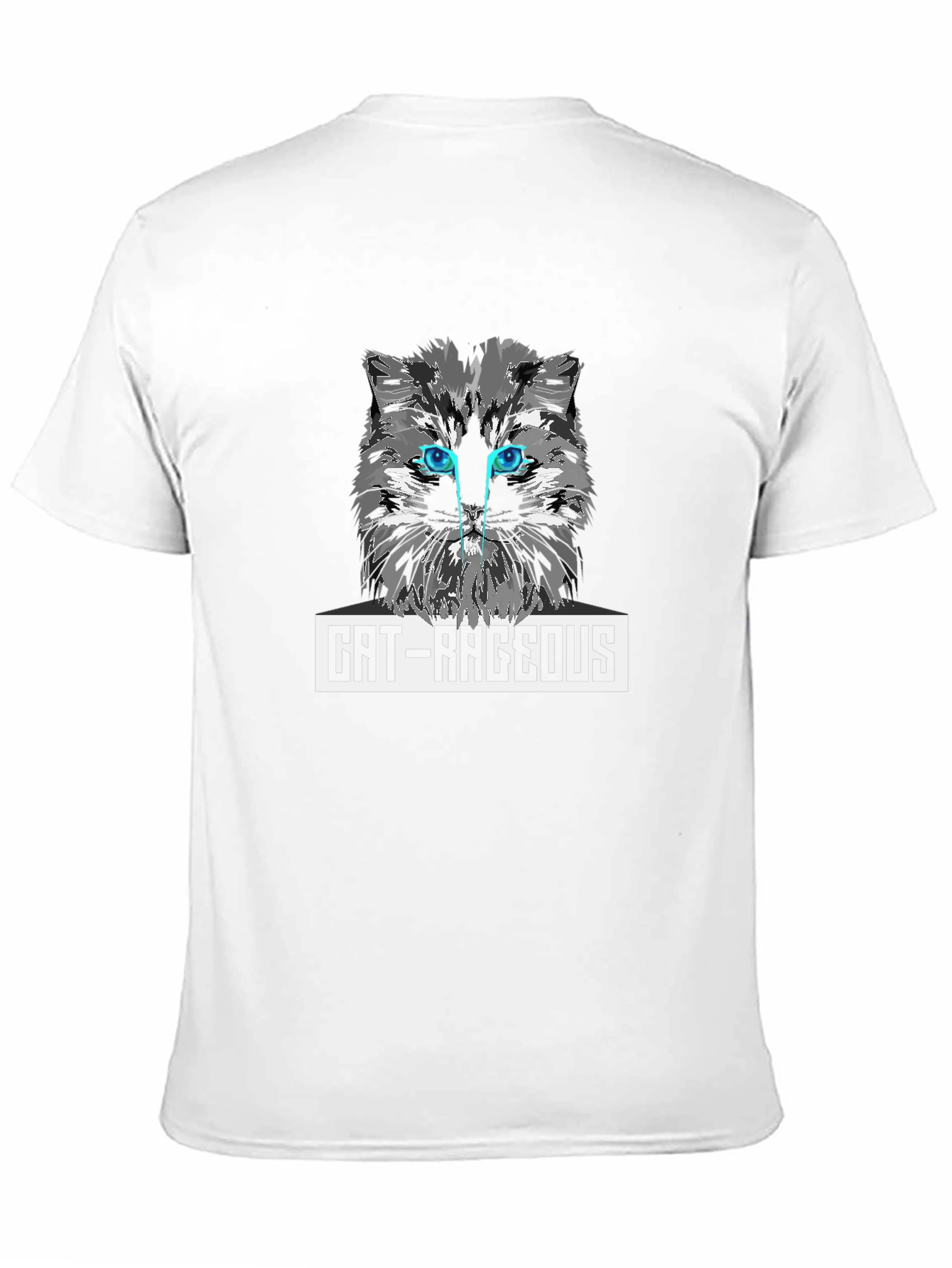 Black Cat-Rageous Graphic T-Shirt view 11