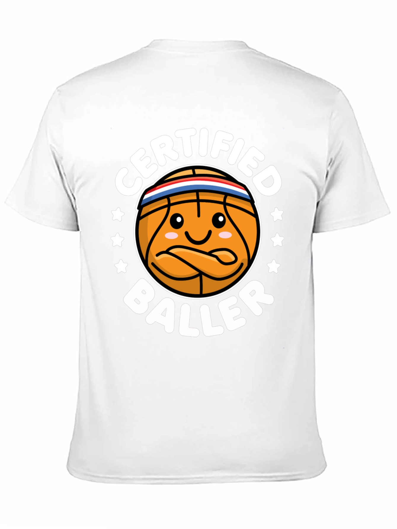 Black Certified Baller Basketball T-Shirt view 11