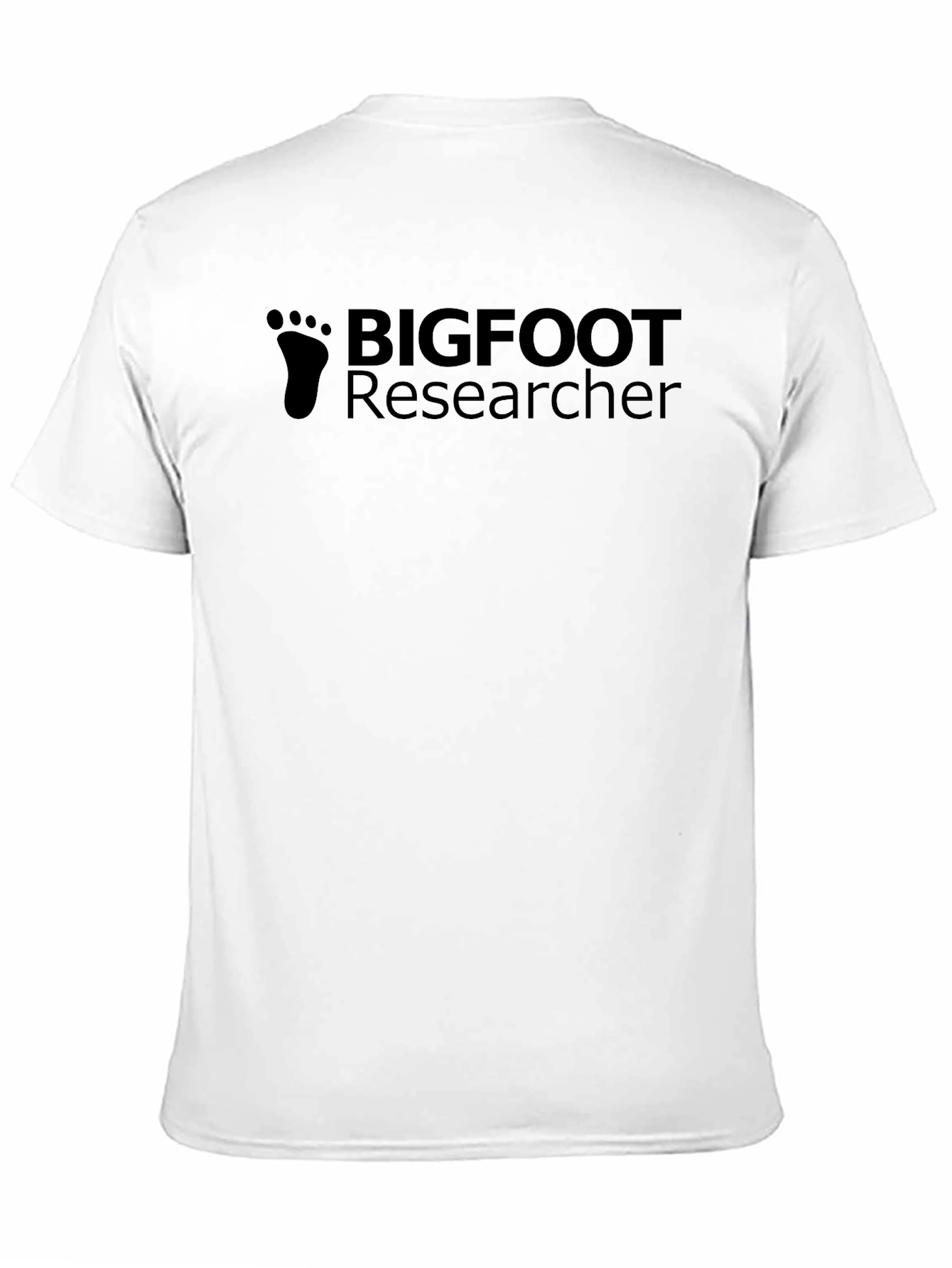 Black Bigfoot Researcher Graphic T-Shirt view 11