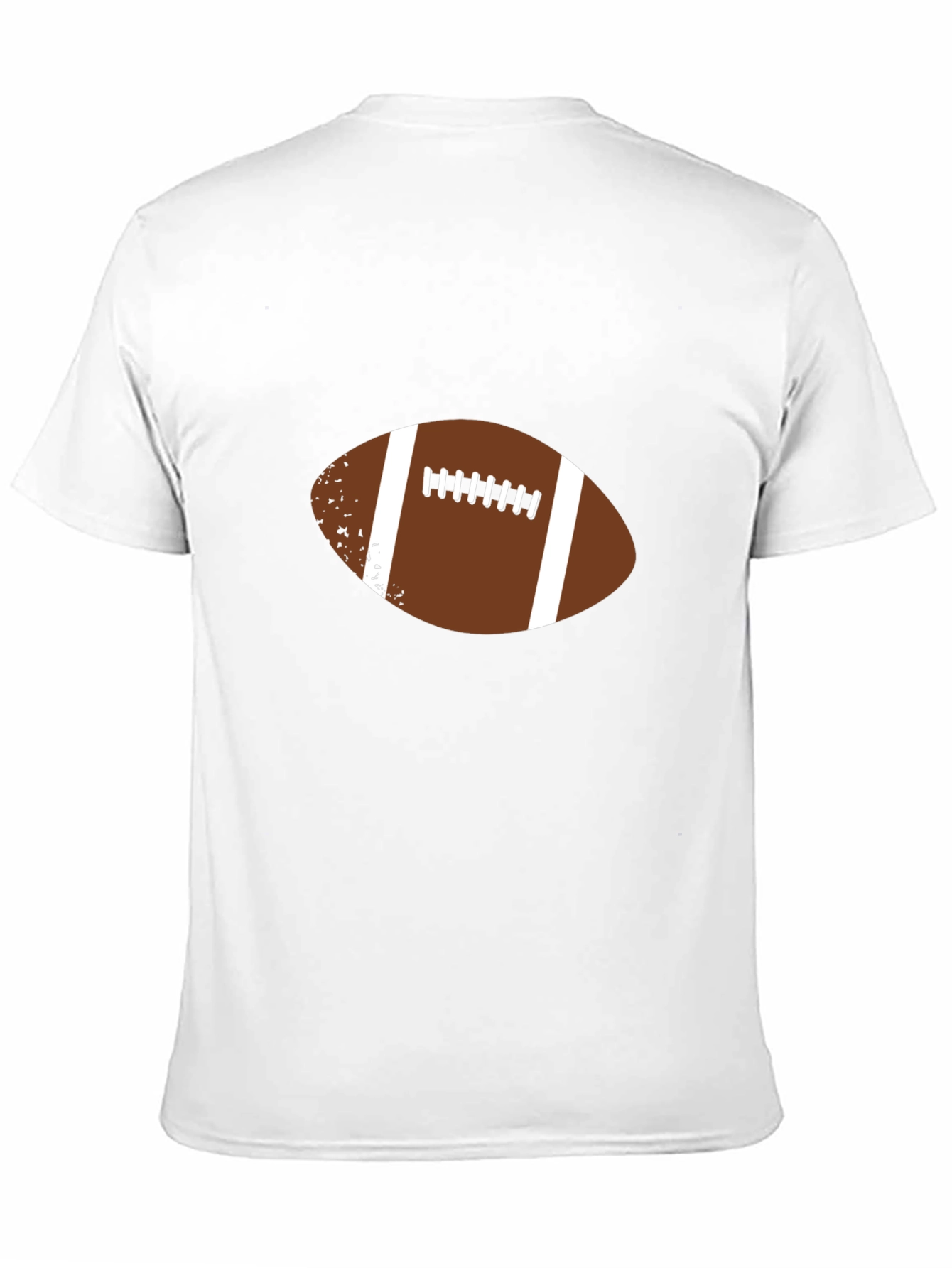 Black Football Graphic Tee - Classic Sports Style view 11