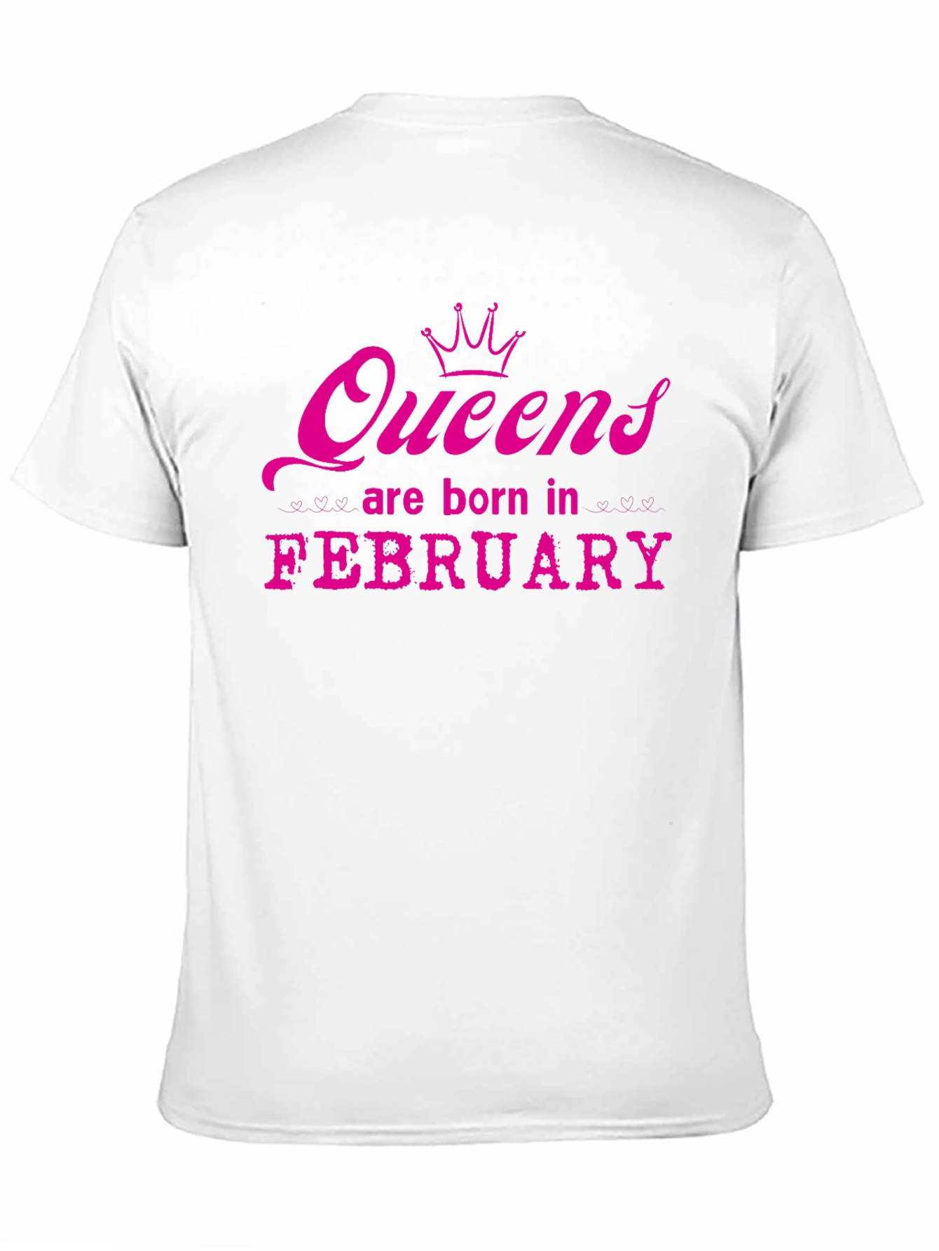 Black Queens Are Born in February T-Shirt view 11