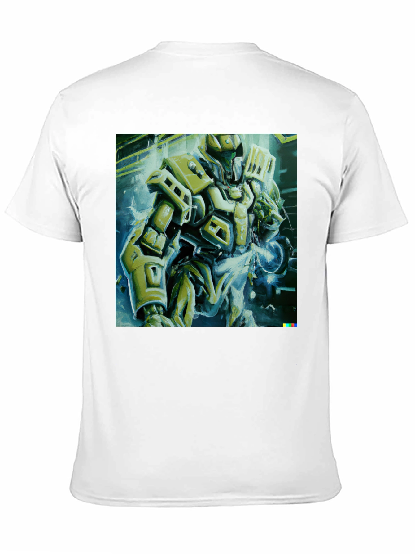 Black Sci-Fi Robot Graphic T-Shirt - Modern Streetwear Tee view 11