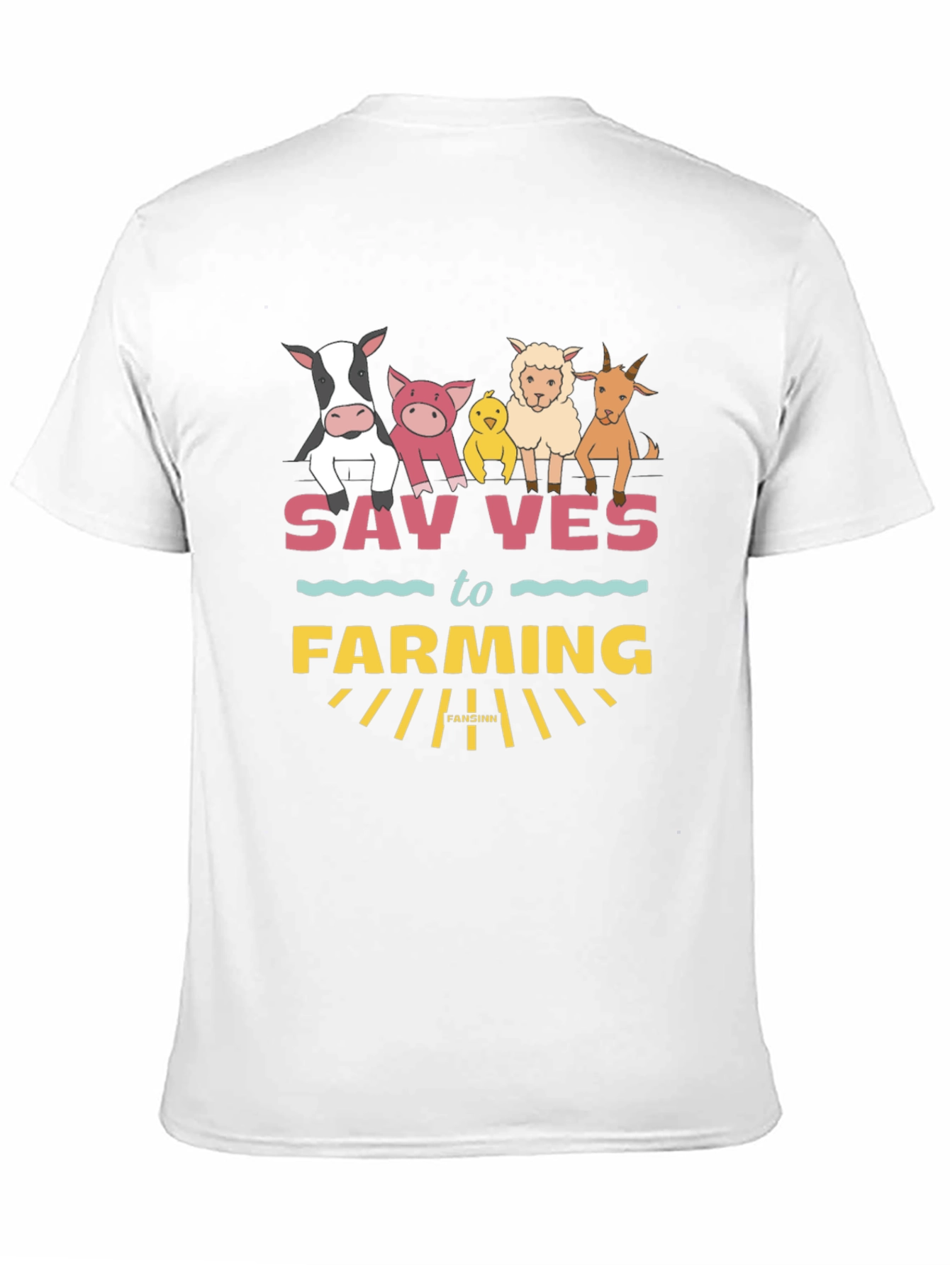 Black Farming Animal Graphic T-Shirt view 11