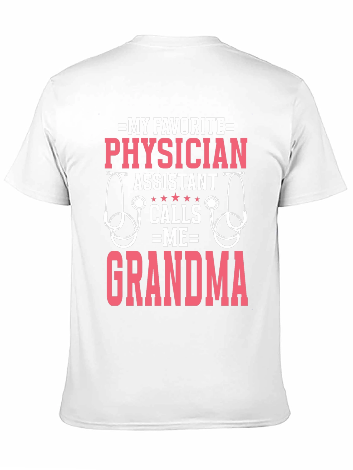 Black Physician Assistant Grandma T-Shirt view 11