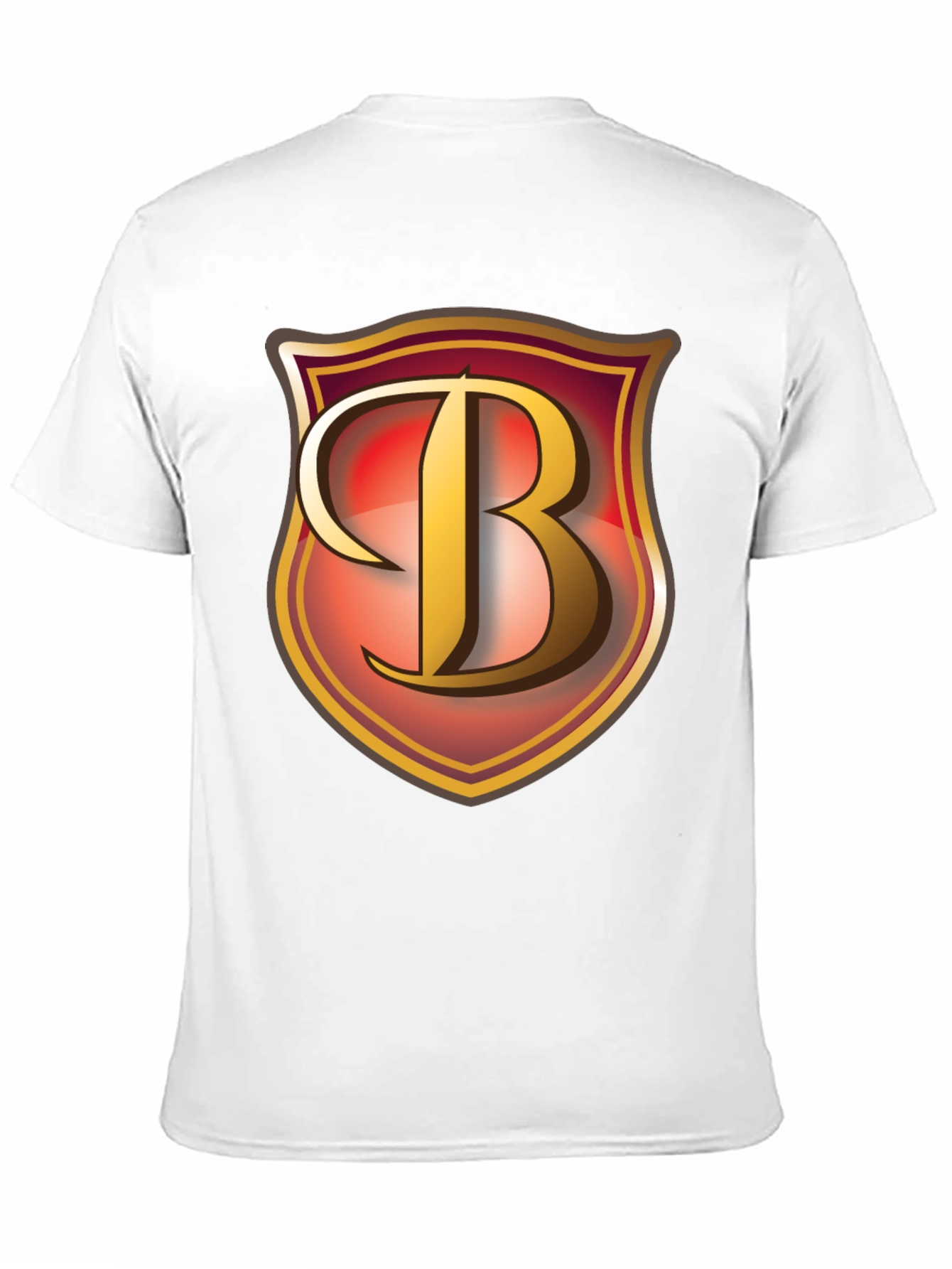 Black Letter B Shield Graphic T-Shirt view 11