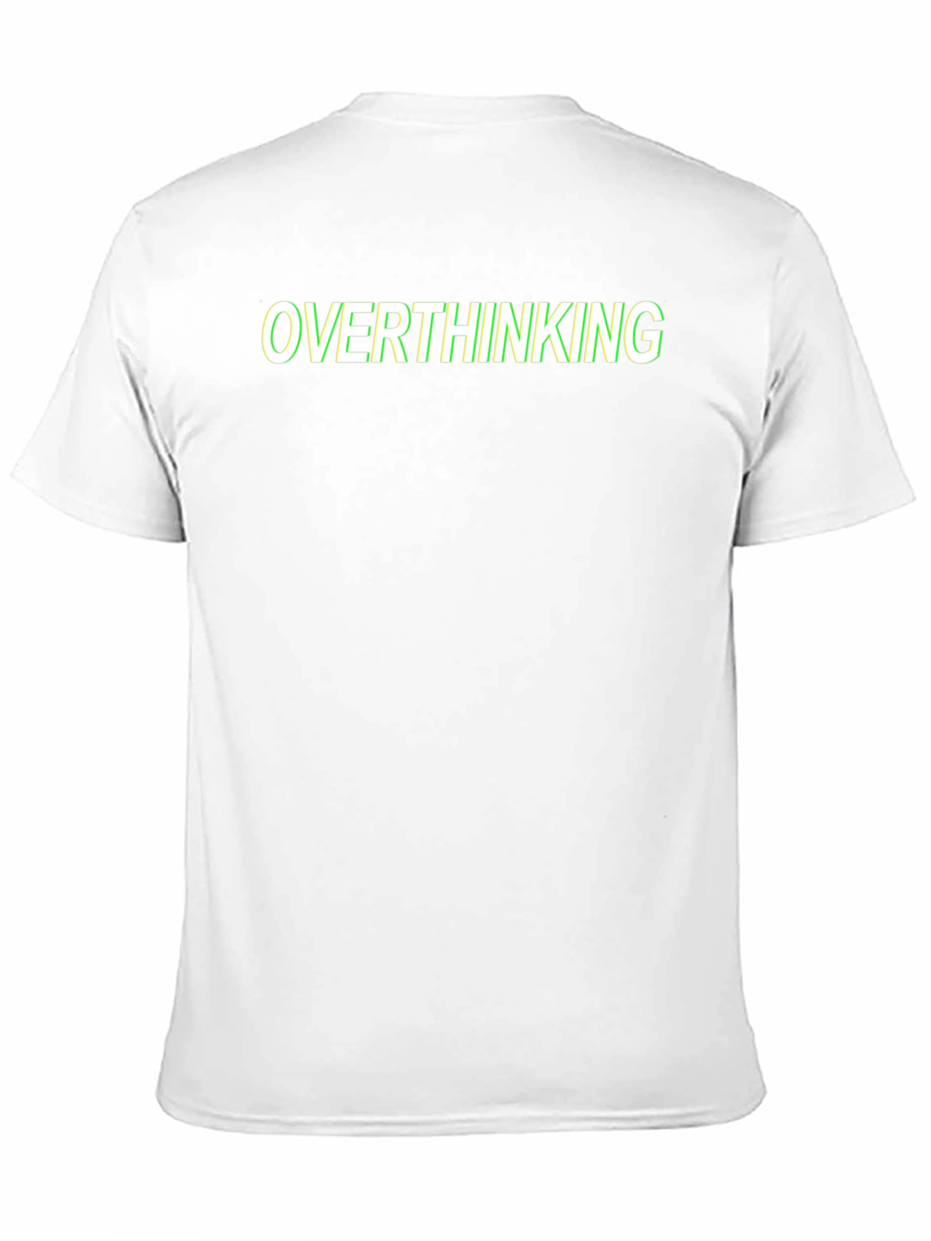 Black Overthinking Graphic Tee - Soft Cotton Blend T-Shirt view 11