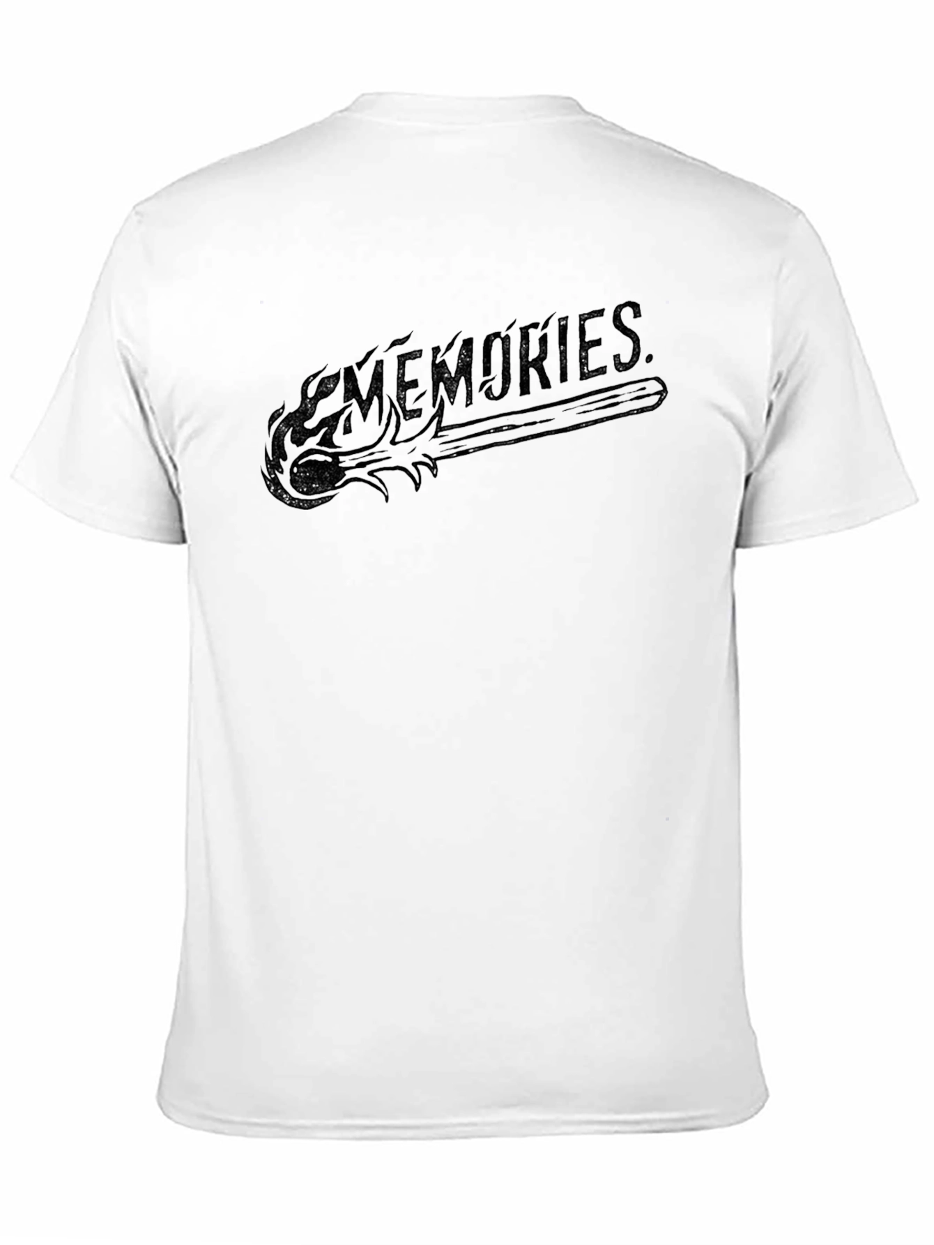 Black Memories Graphic Print Black Tee view 11