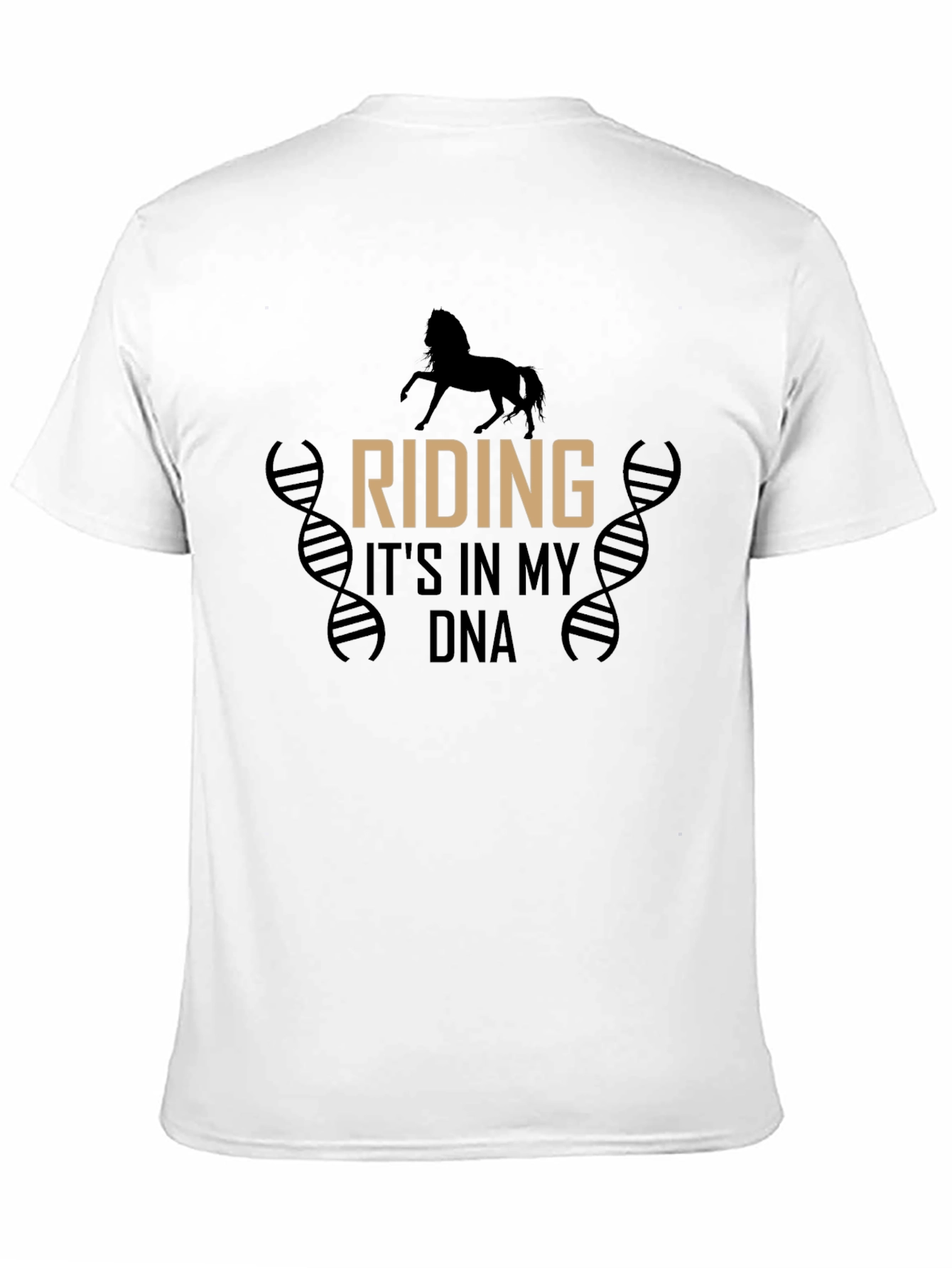 Black Riding It's in My DNA Black T-Shirt view 11
