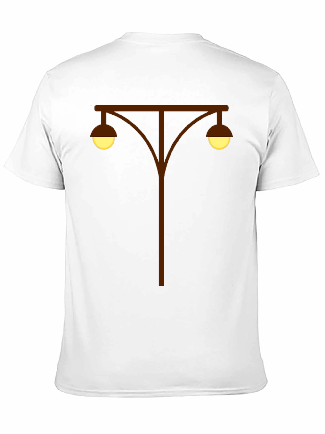 Black Retro Street Lamp T-Shirt - Classic Urban Style view 11
