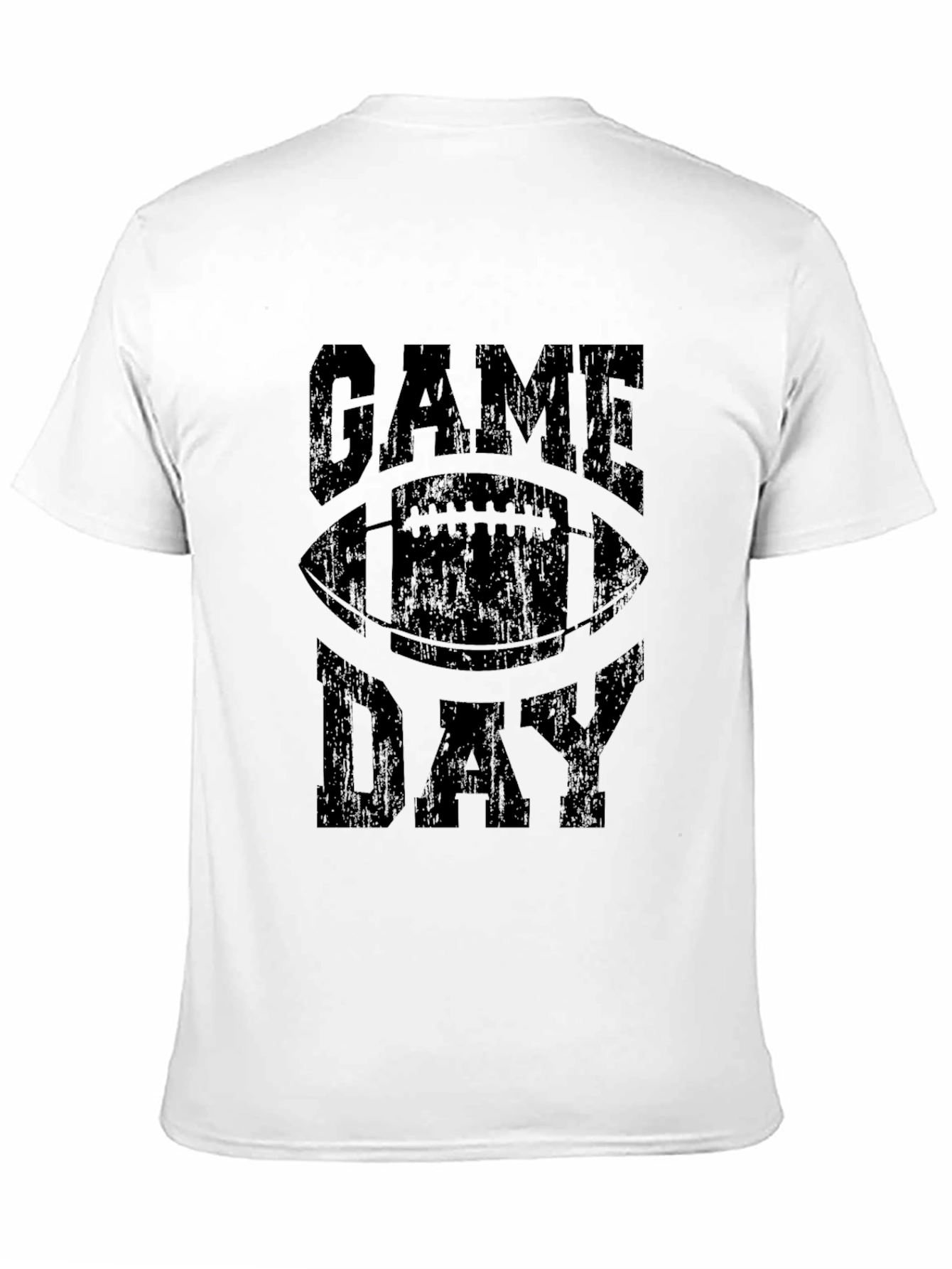 Black Game Day Football T-Shirt view 11