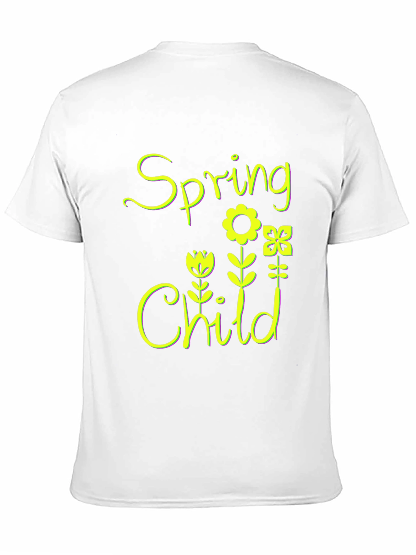 Black Spring Child Floral Black T-Shirt view 11