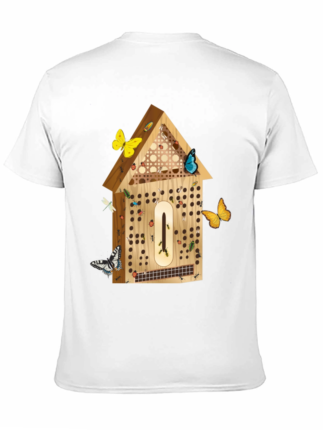 Black Insect Hotel T-Shirt - Nature Lover Tee view 11