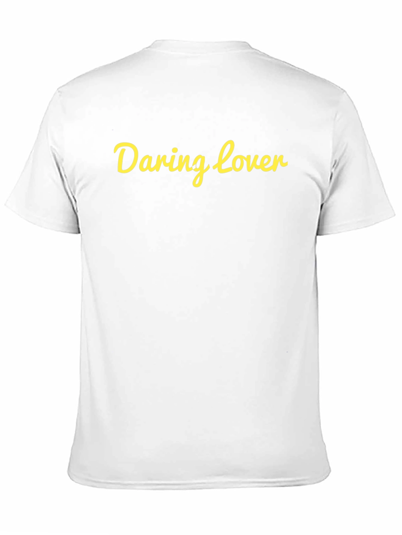 Black Daring Lover Graphic Tee - Stylish Black Cotton T-Shirt view 11