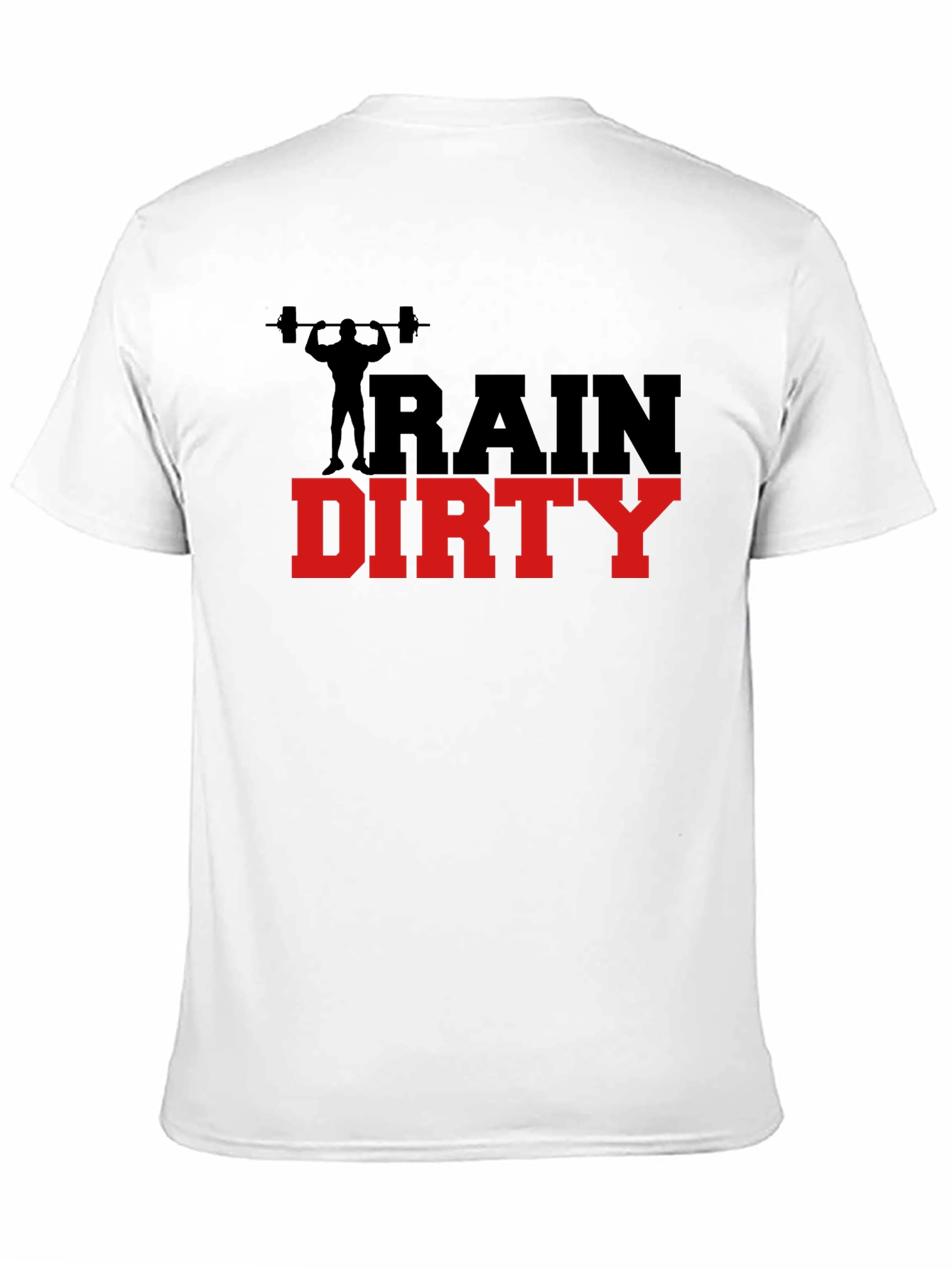 Black Train Dirty Graphic Tee - Fitness Apparel view 11