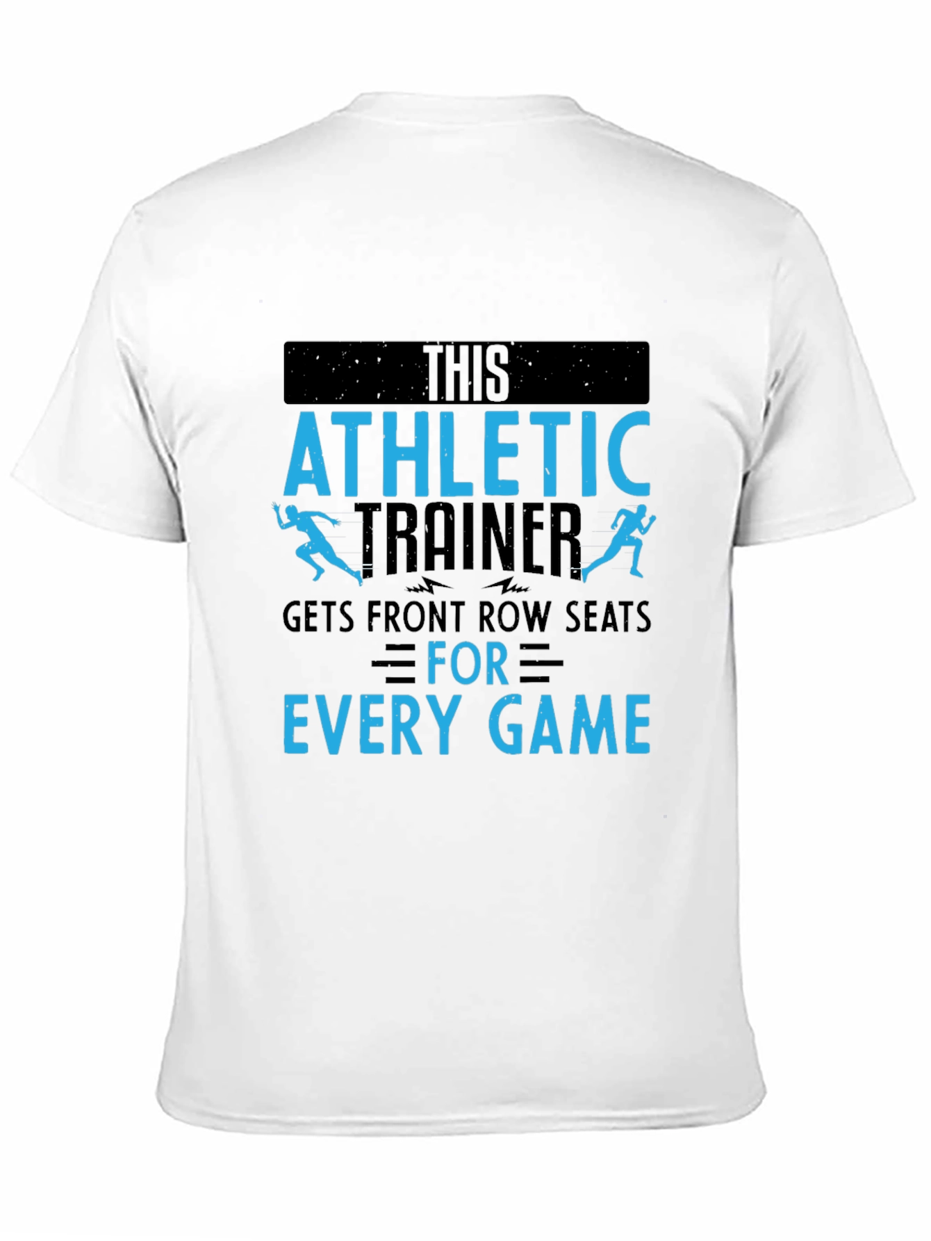 Black Athletic Trainer T-Shirt - Front Row Seats view 11