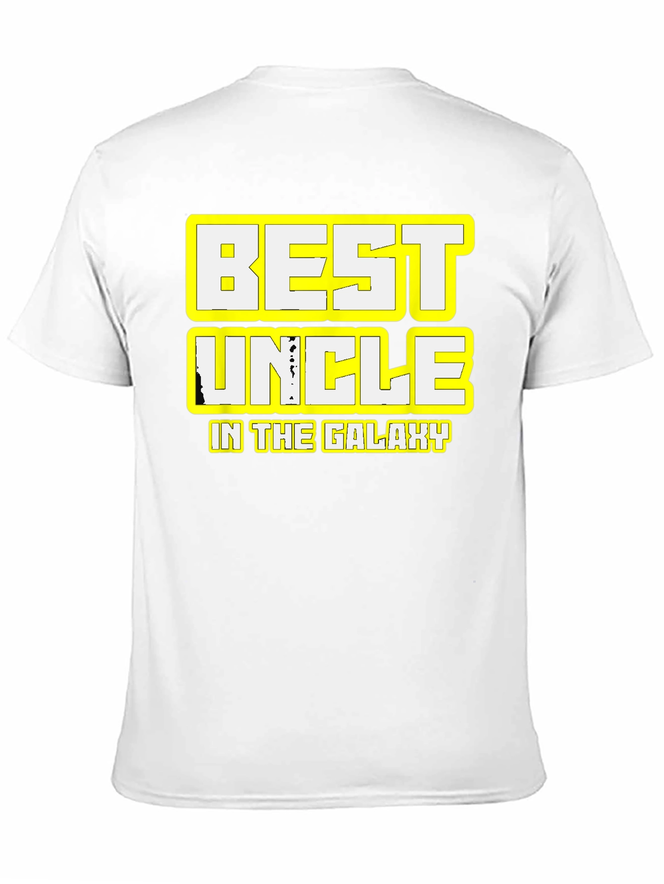 Black Best Uncle in the Galaxy T-Shirt view 11