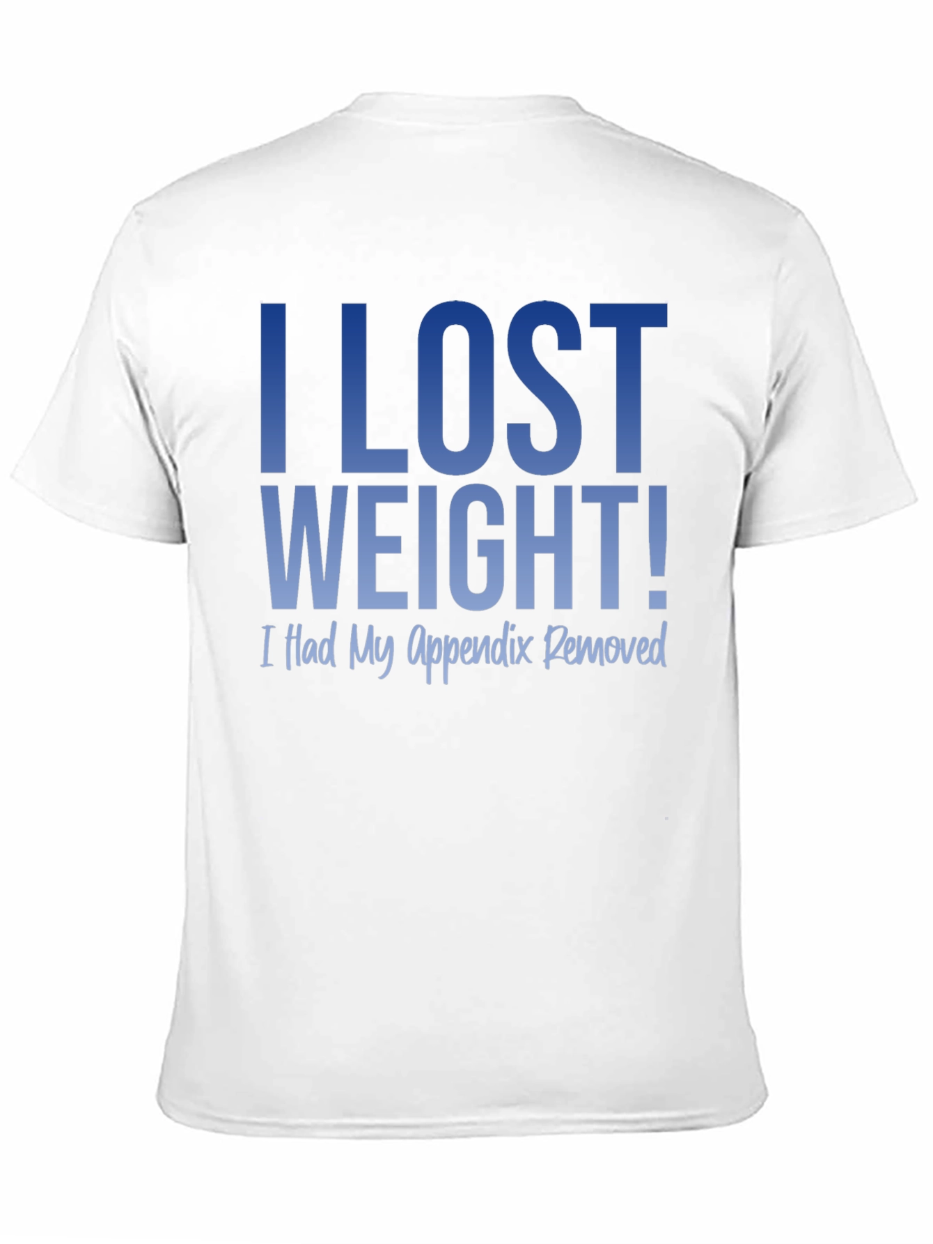 Black Funny Weight Loss T-Shirt - I Lost Weight! view 11