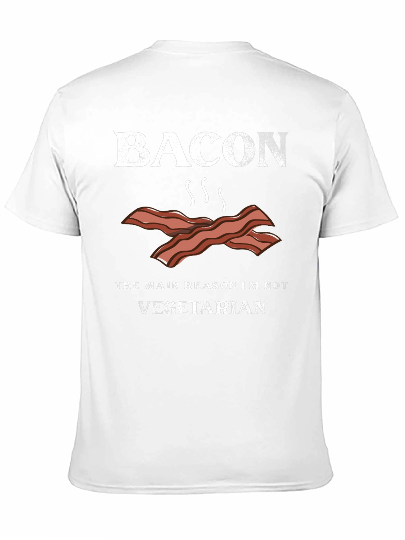 Black Bacon Lover T-Shirt: The Main Reason I'm Not Vegetarian view 11