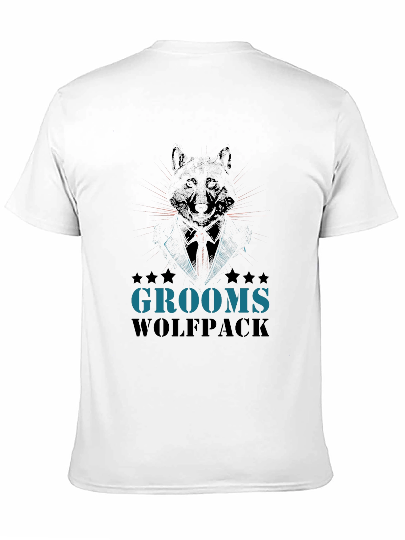 Black Grooms Wolfpack Graphic T-Shirt view 11