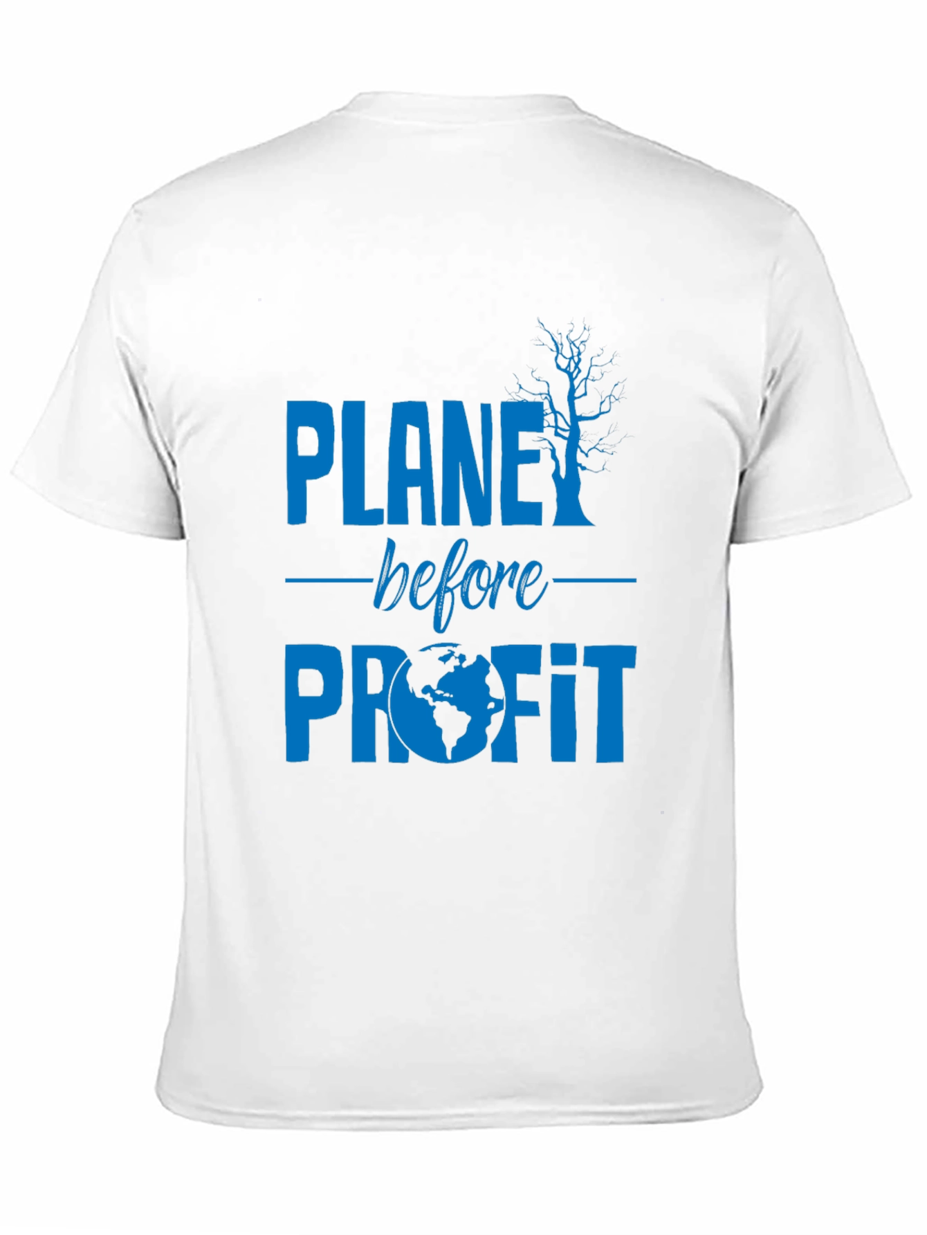 Black Planet Before Profit Graphic Tee - Eco Conscious view 11