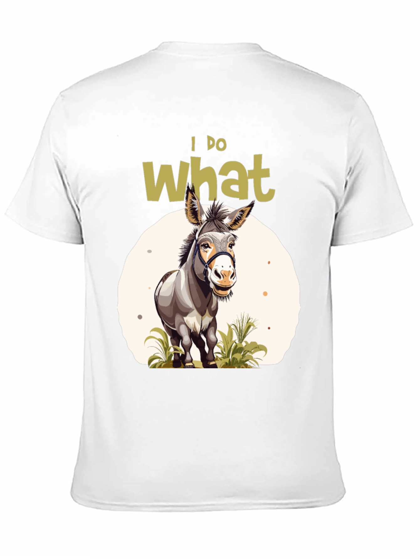 Black I DO What I Want Donkey T-Shirt view 11