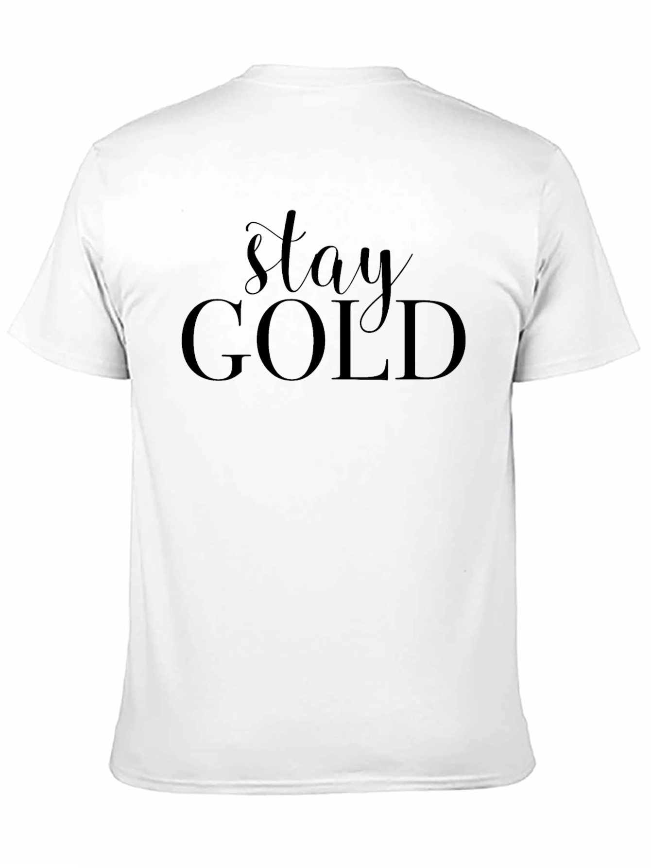 Black Stay Gold Graphic Tee - Mens Black T-Shirt view 11