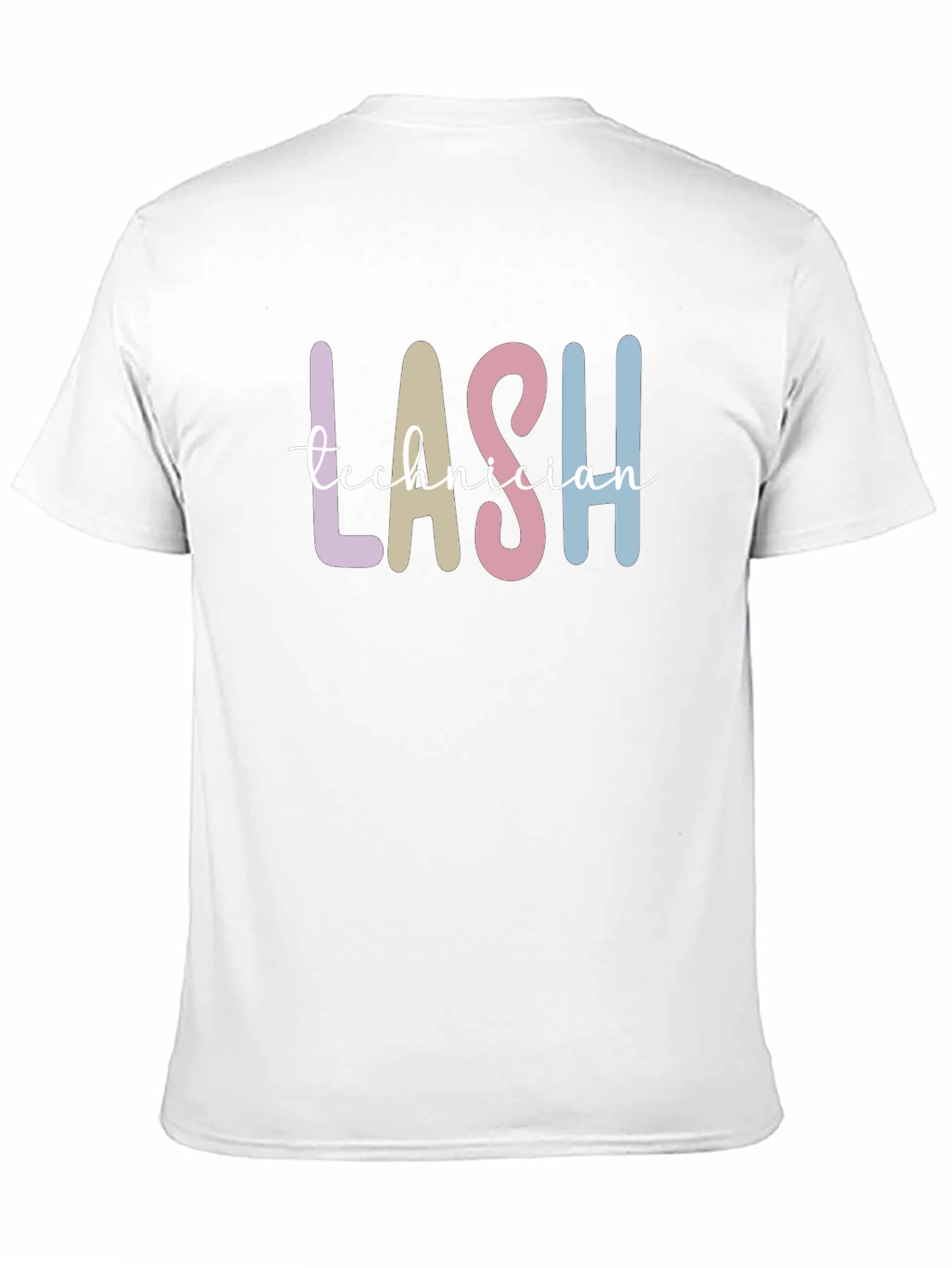 Black Lash Technician Graphic T-Shirt - Stylish Eyelash Extension Tee view 11
