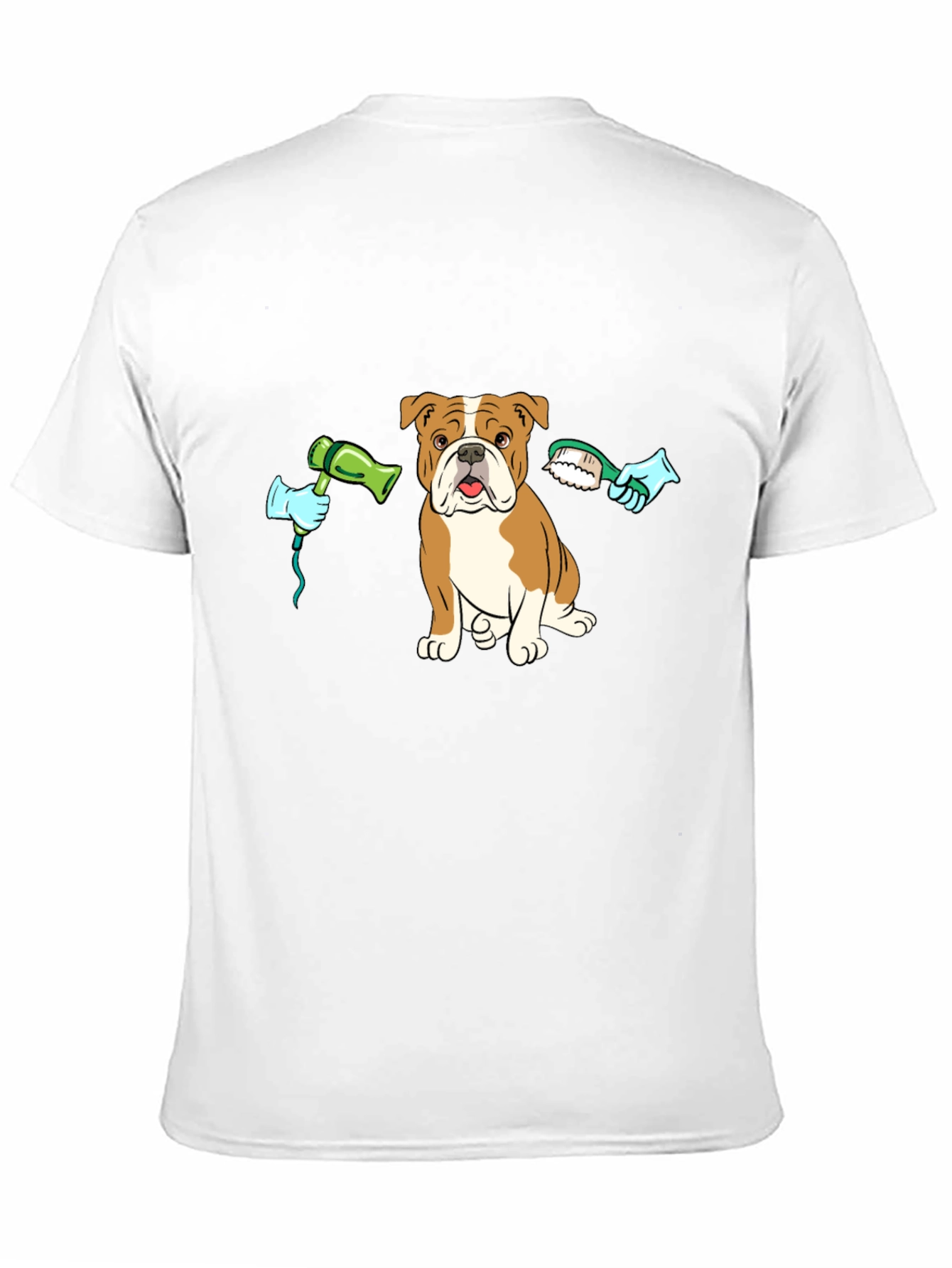 Black Dog Grooming T-Shirt view 11