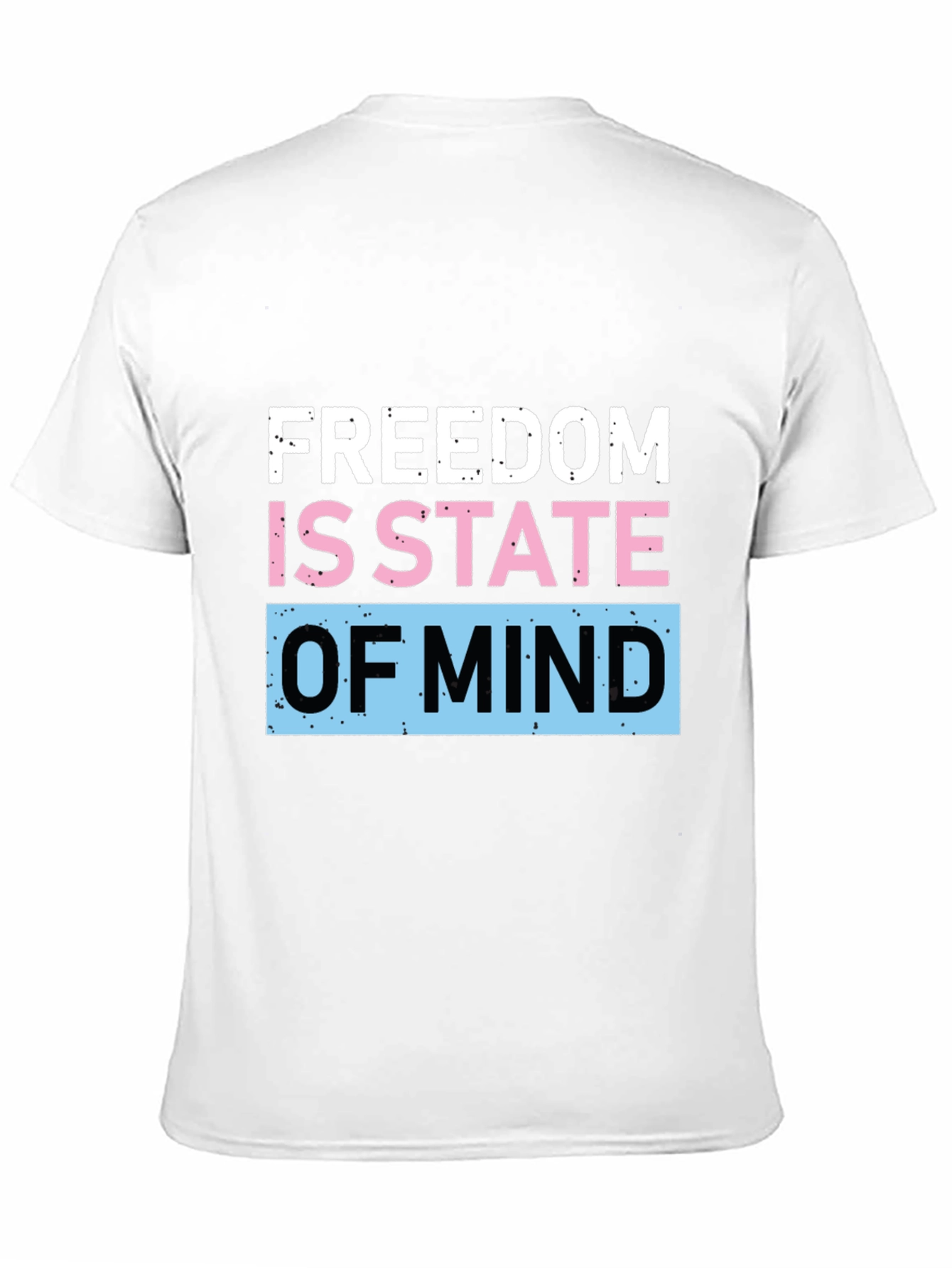 Black Freedom State of Mind Graphic T-Shirt view 11