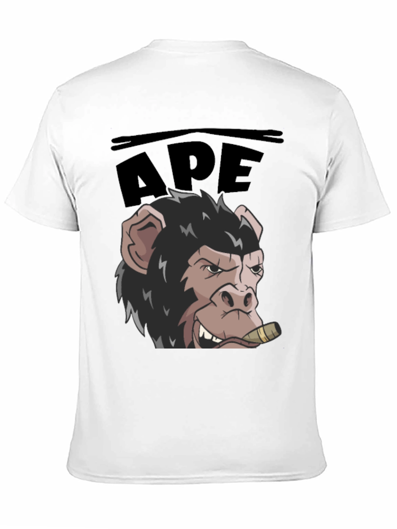 Black Ape Graphic T-Shirt - Cool Cartoon Design view 11