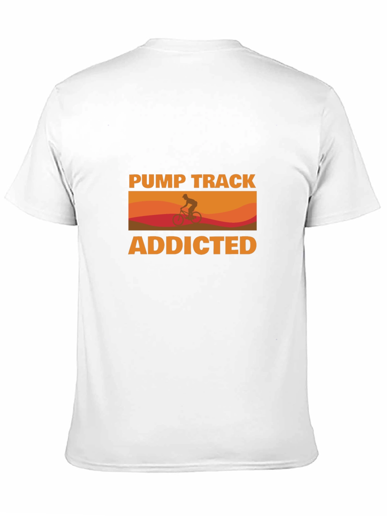 Black Pump Track Addicted Graphic T-Shirt view 11