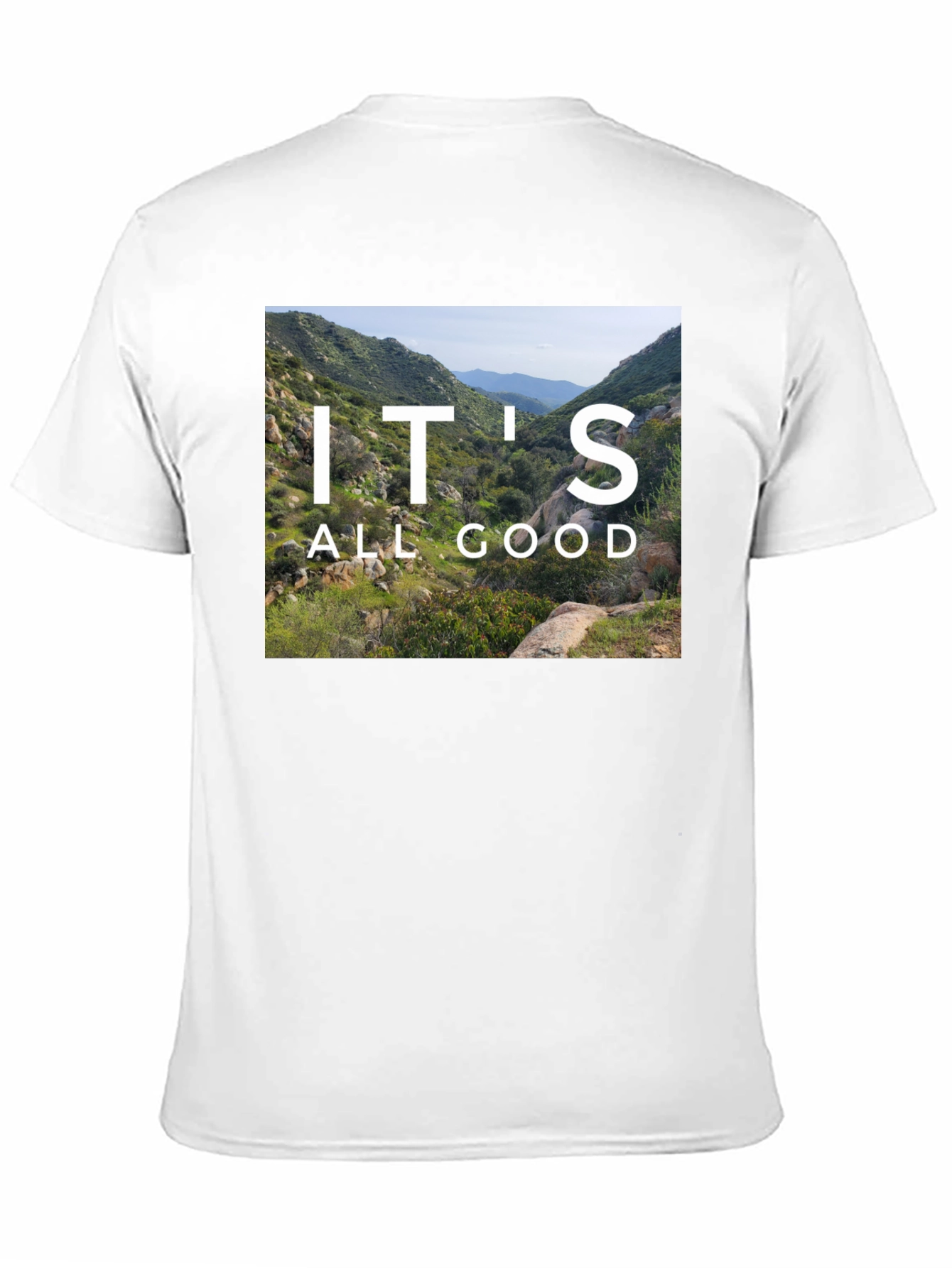 Black It's All Good Mountain Graphic Tee view 11