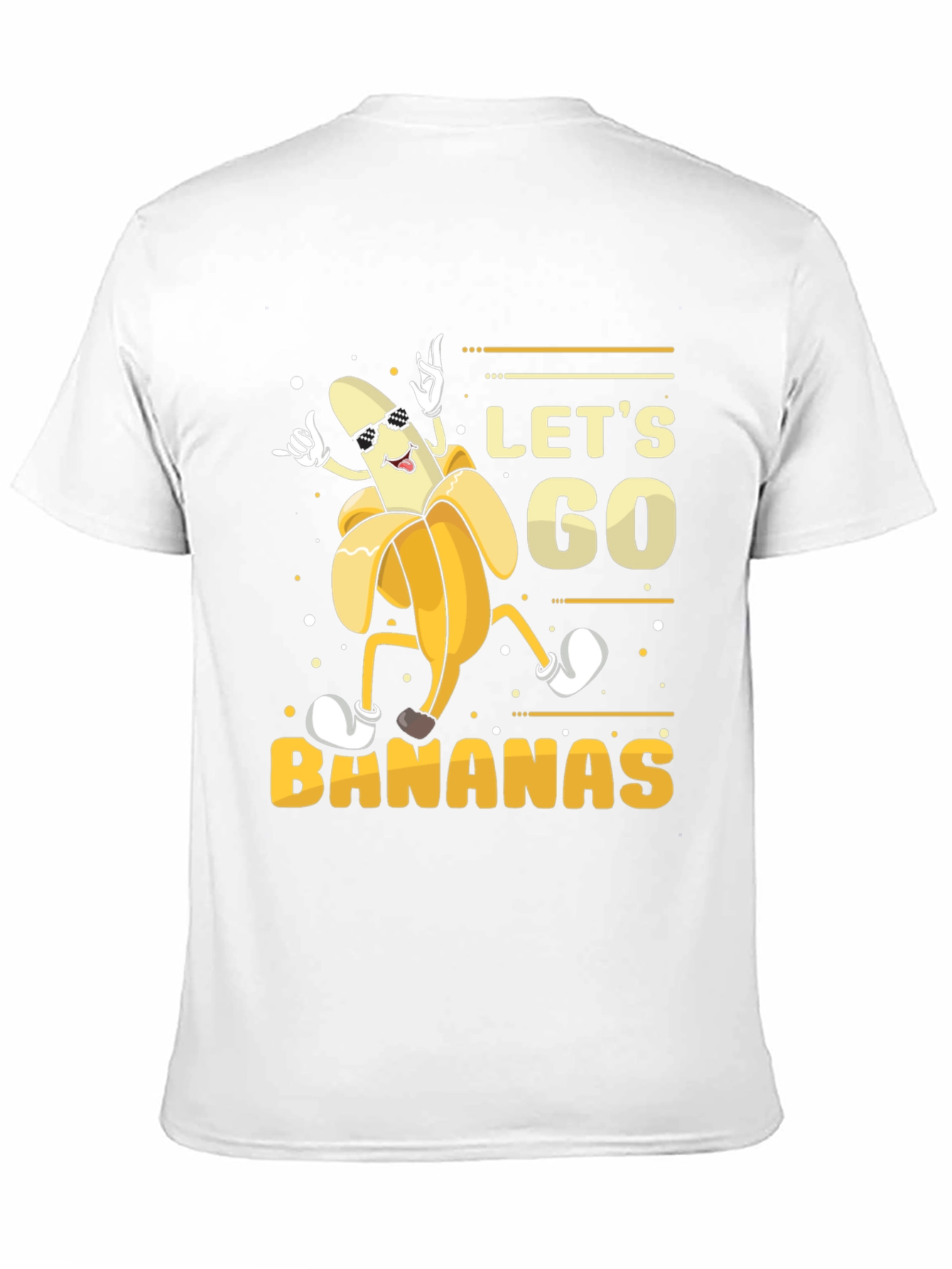 Black Let's Go Bananas! Graphic Tee view 11