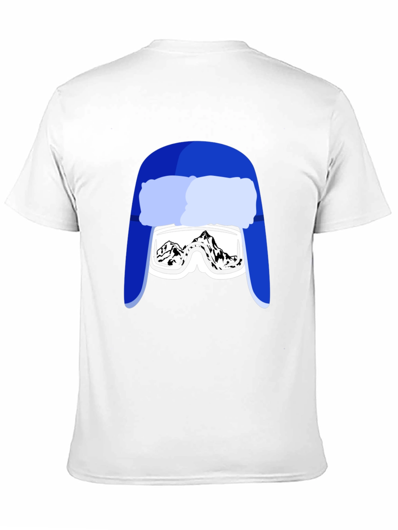 Black Funny Ski Hat Goggles T-Shirt view 11