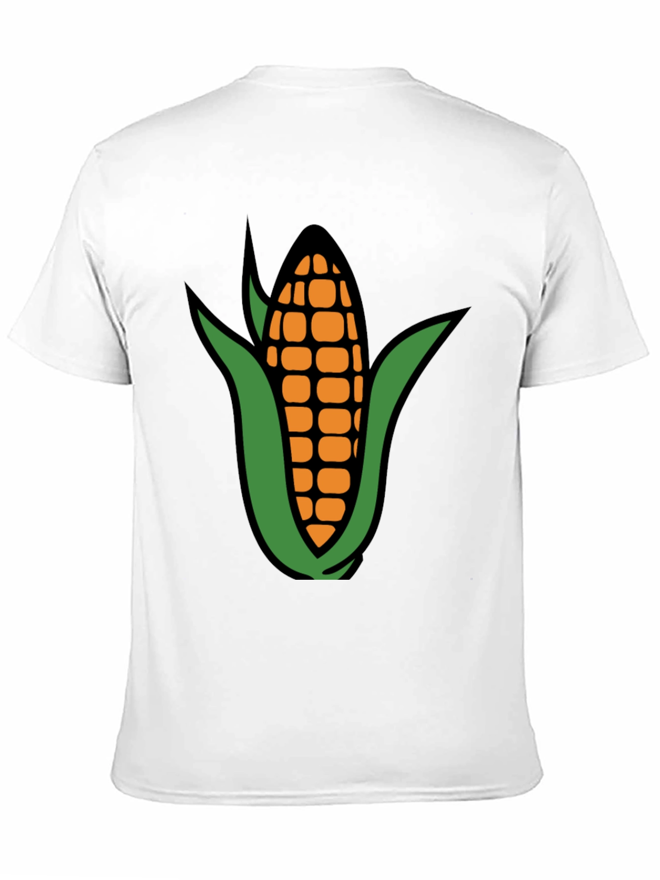 Corn Graphic Black T-Shirt - 11