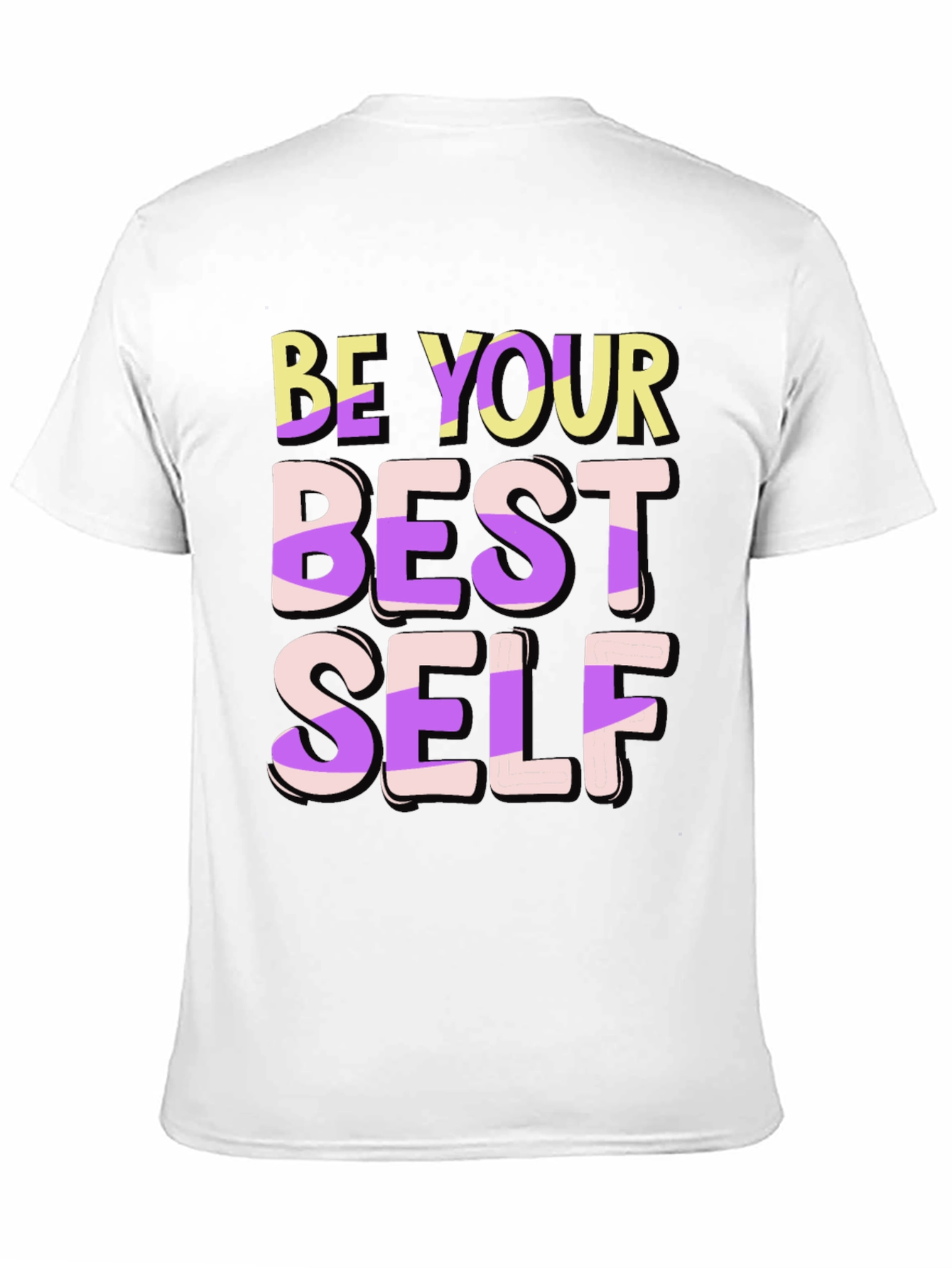 Black Be Your Best Self T-Shirt view 11