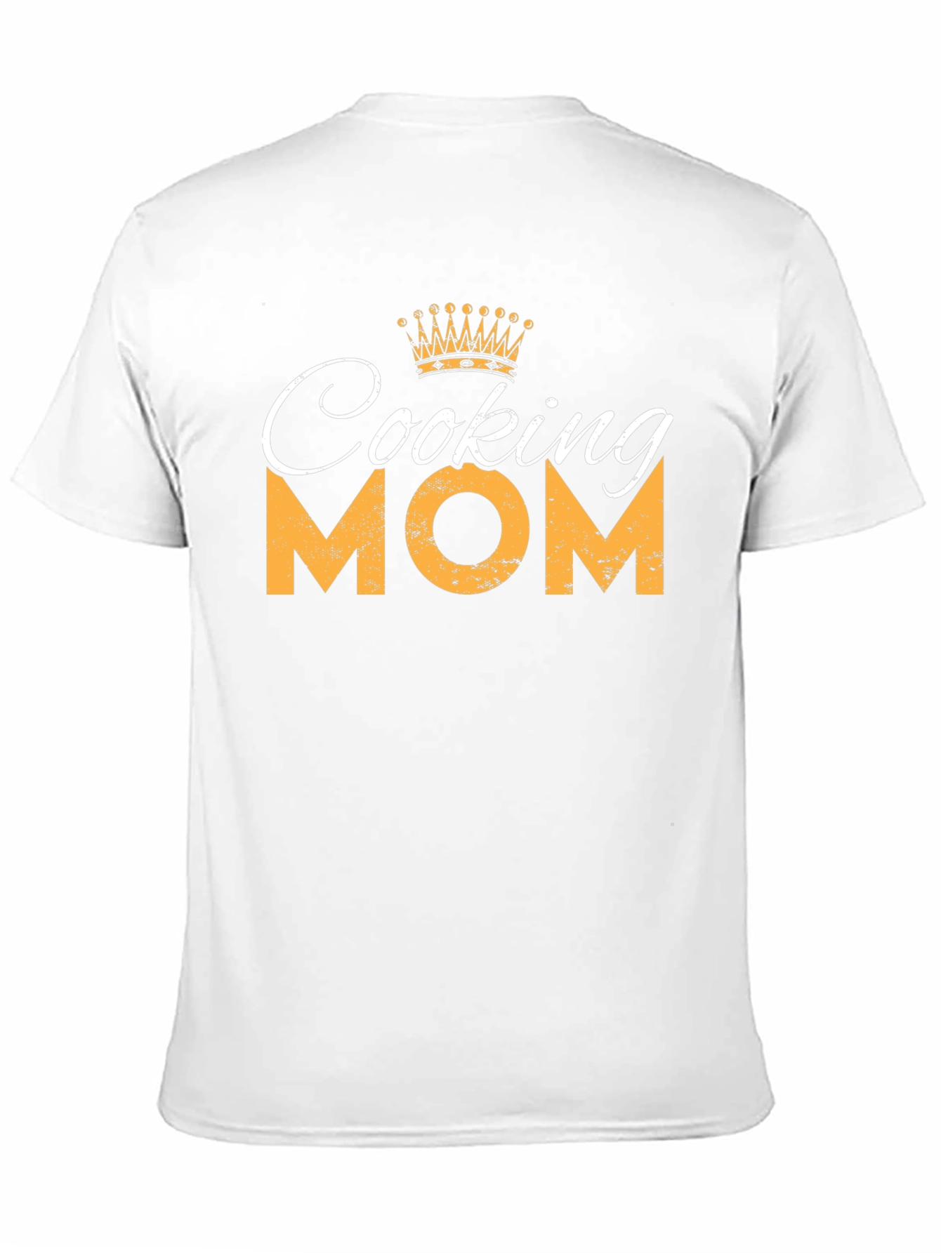 Black Cooking Mom T-Shirt - Black Crew Neck Tee view 11