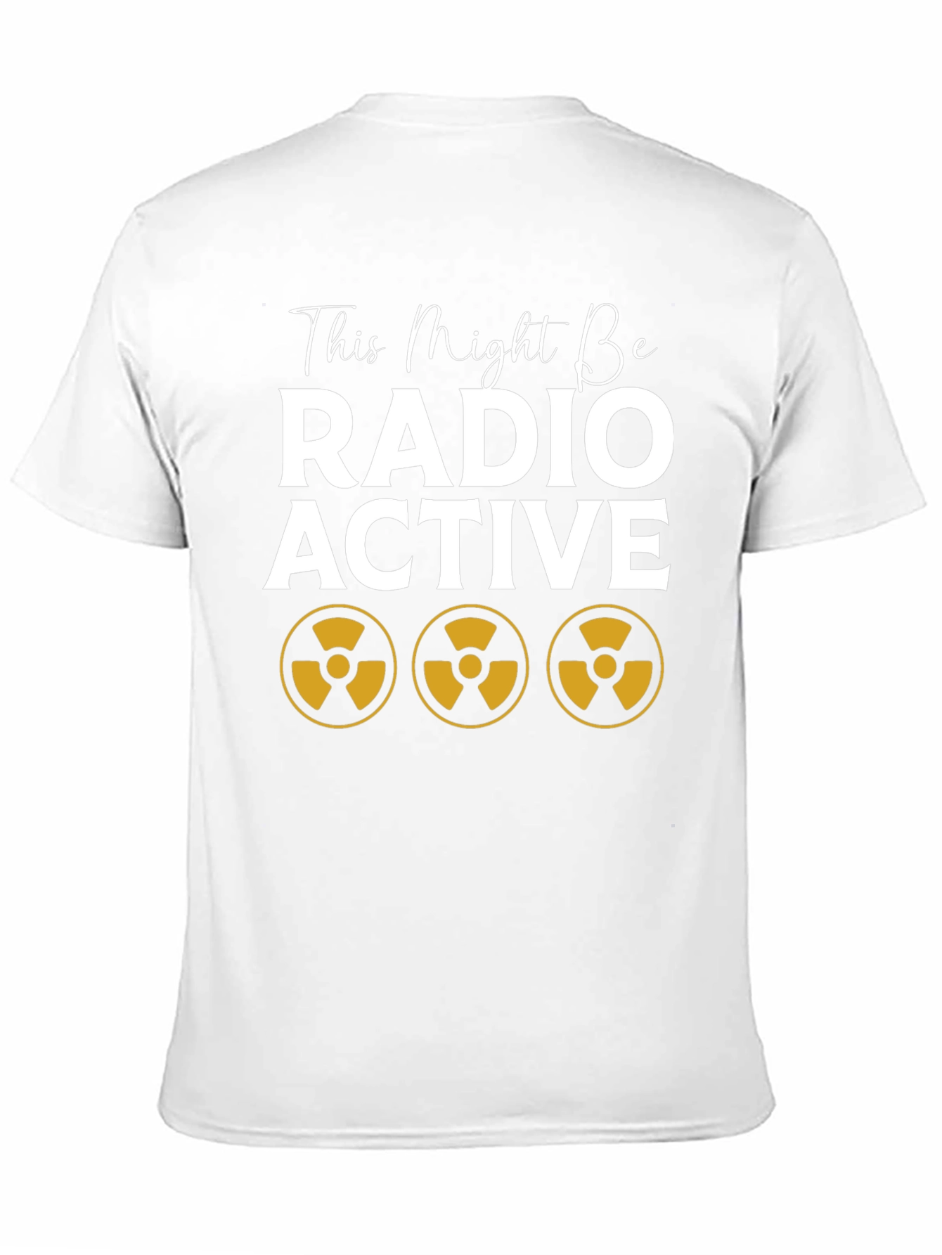 Black Radioactive Graphic Tee - Caution Style! view 11
