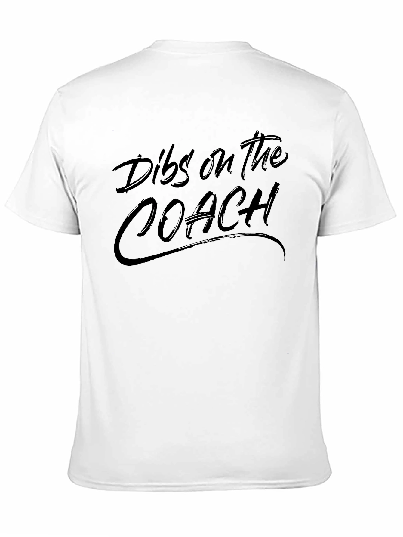 Black Dibs on the Coach Funny T-Shirt view 11