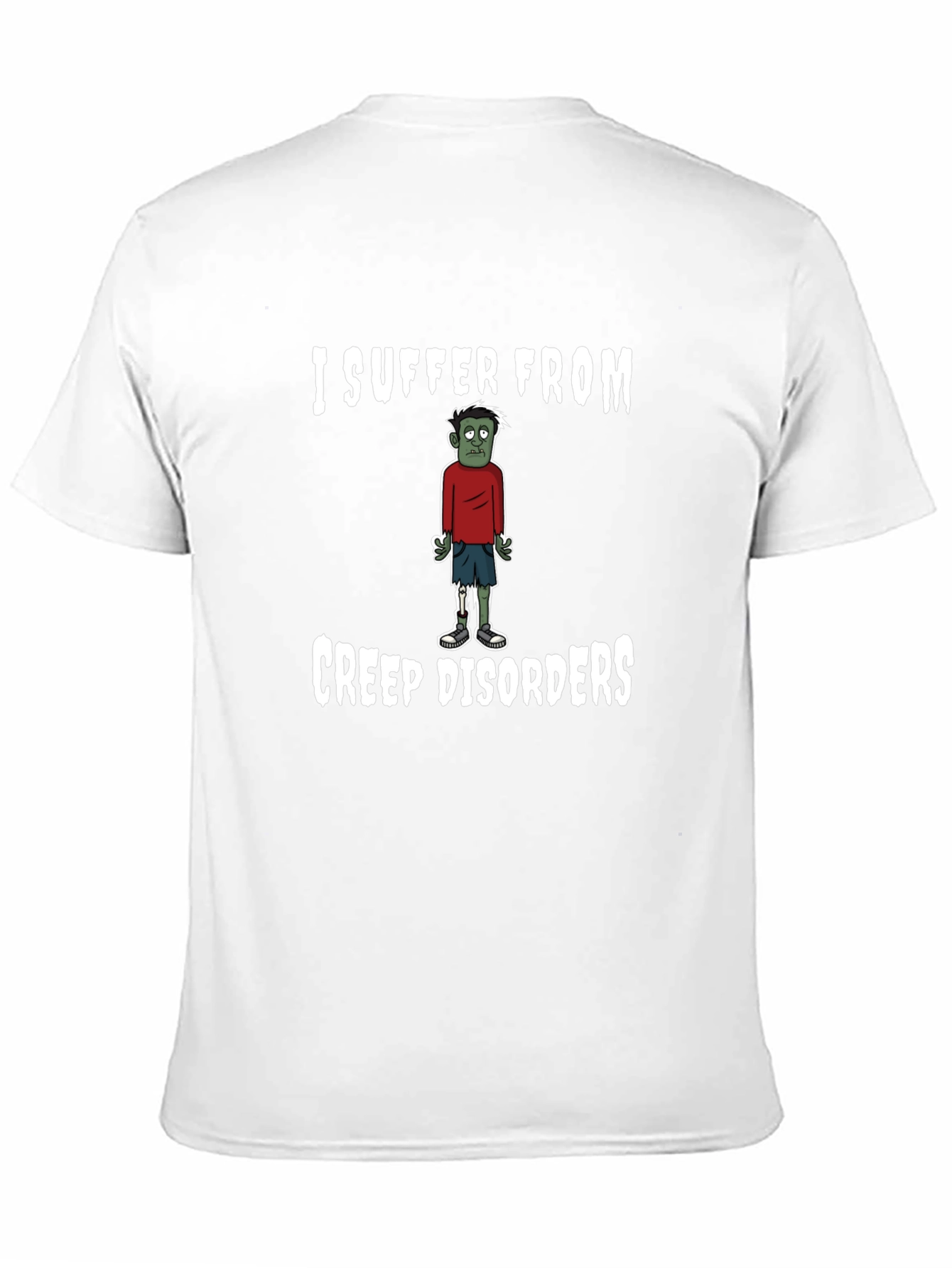 Black Creep Disorders Zombie Humor T-Shirt view 11