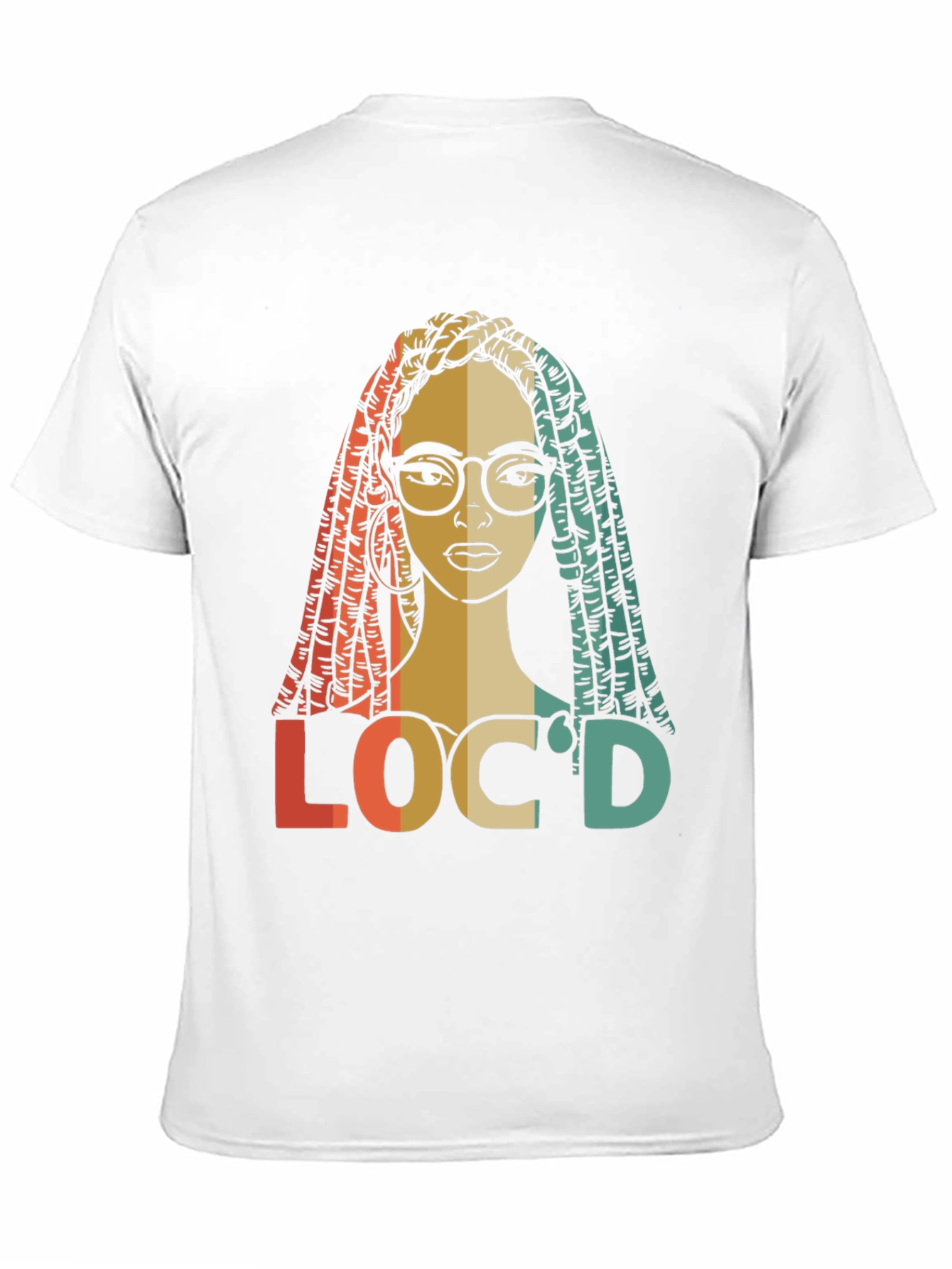 Black Loc'd Retro Graphic T-Shirt view 11