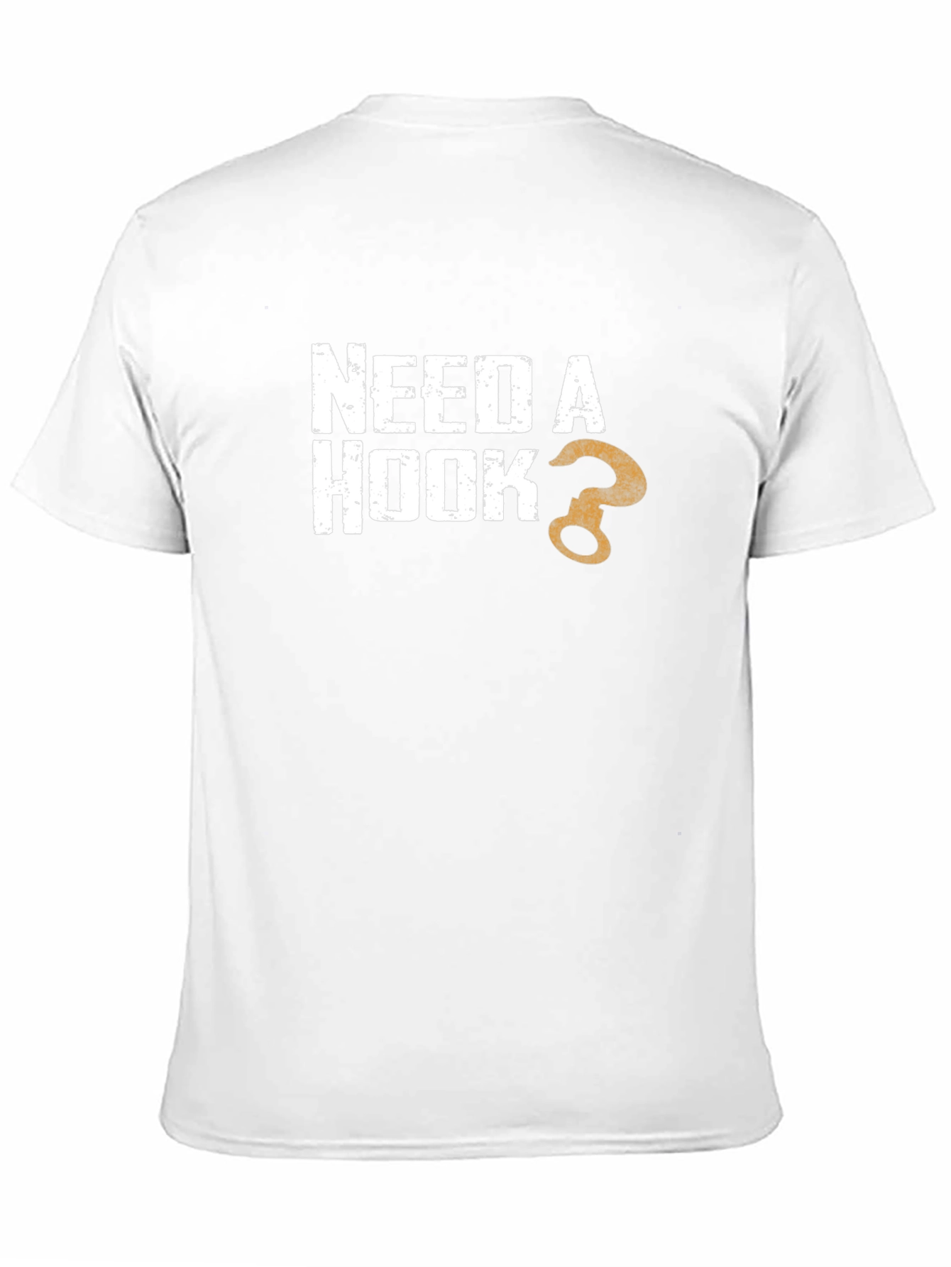 Black Need A Hook? Novelty Graphic T-Shirt view 11