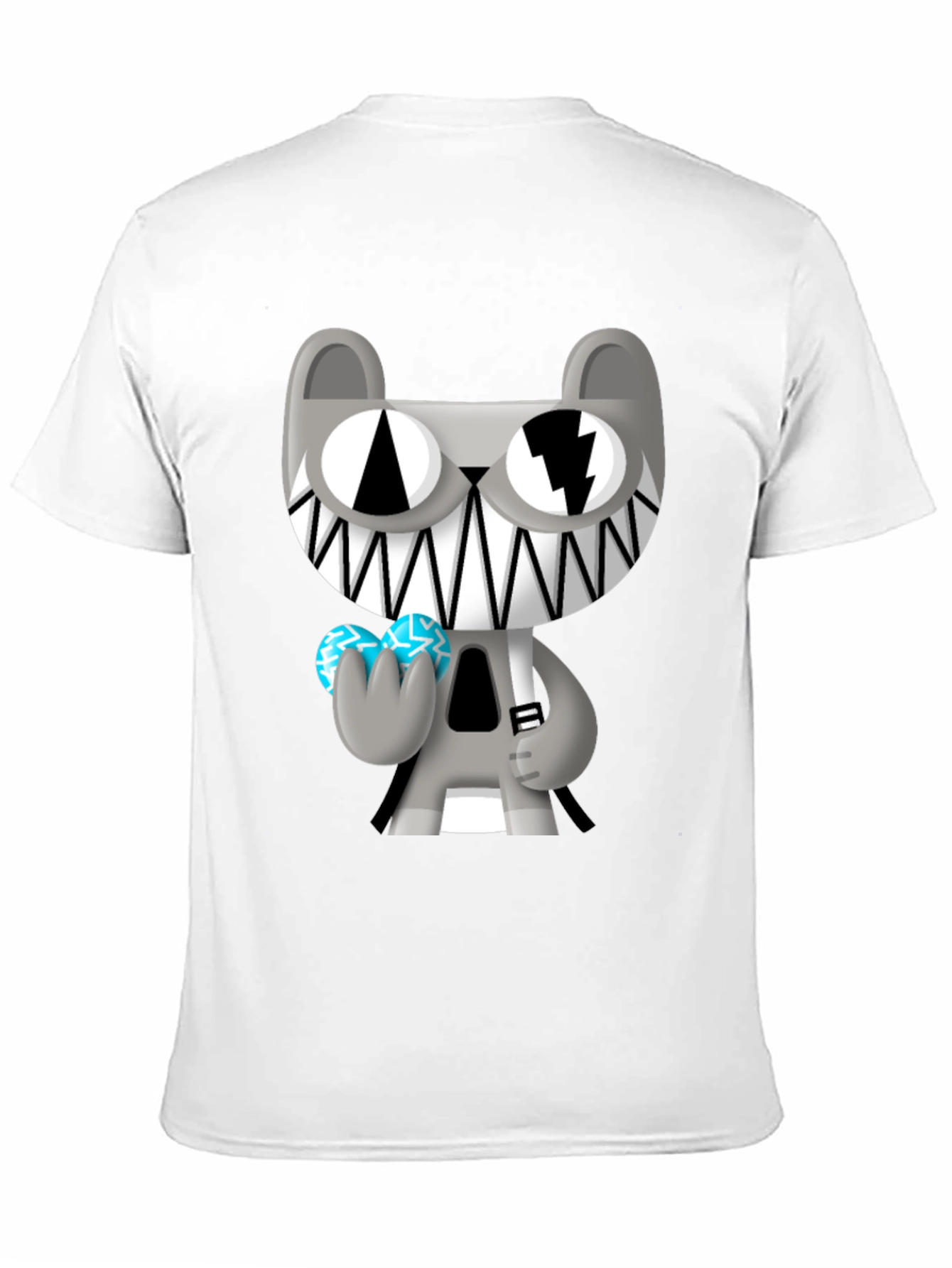 Black Cartoon Character Graphic T-Shirt view 11