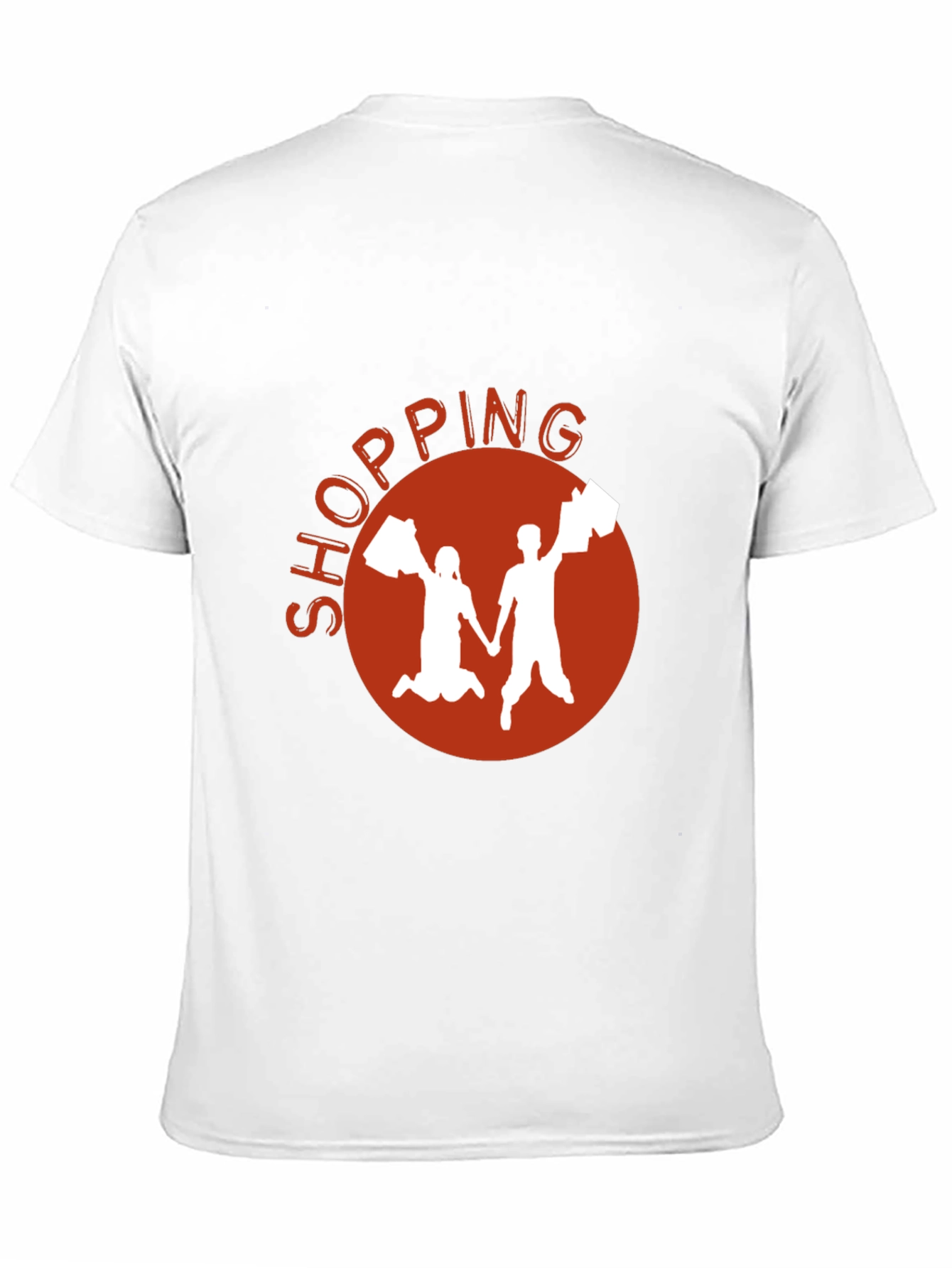 Black Shopping Spree Tee - Unisex Cotton Graphic T-Shirt view 11