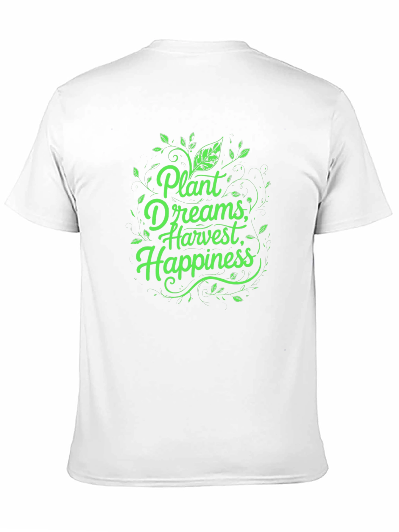 Black Plant Dreams Harvest Happiness T-Shirt view 11
