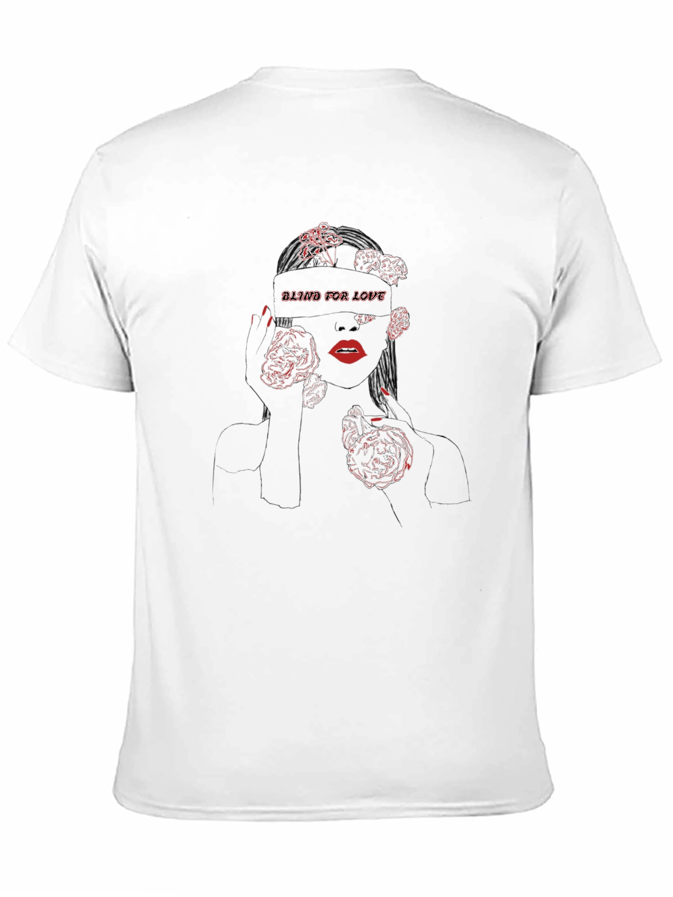 Black Blind for Love Graphic Tee view 11