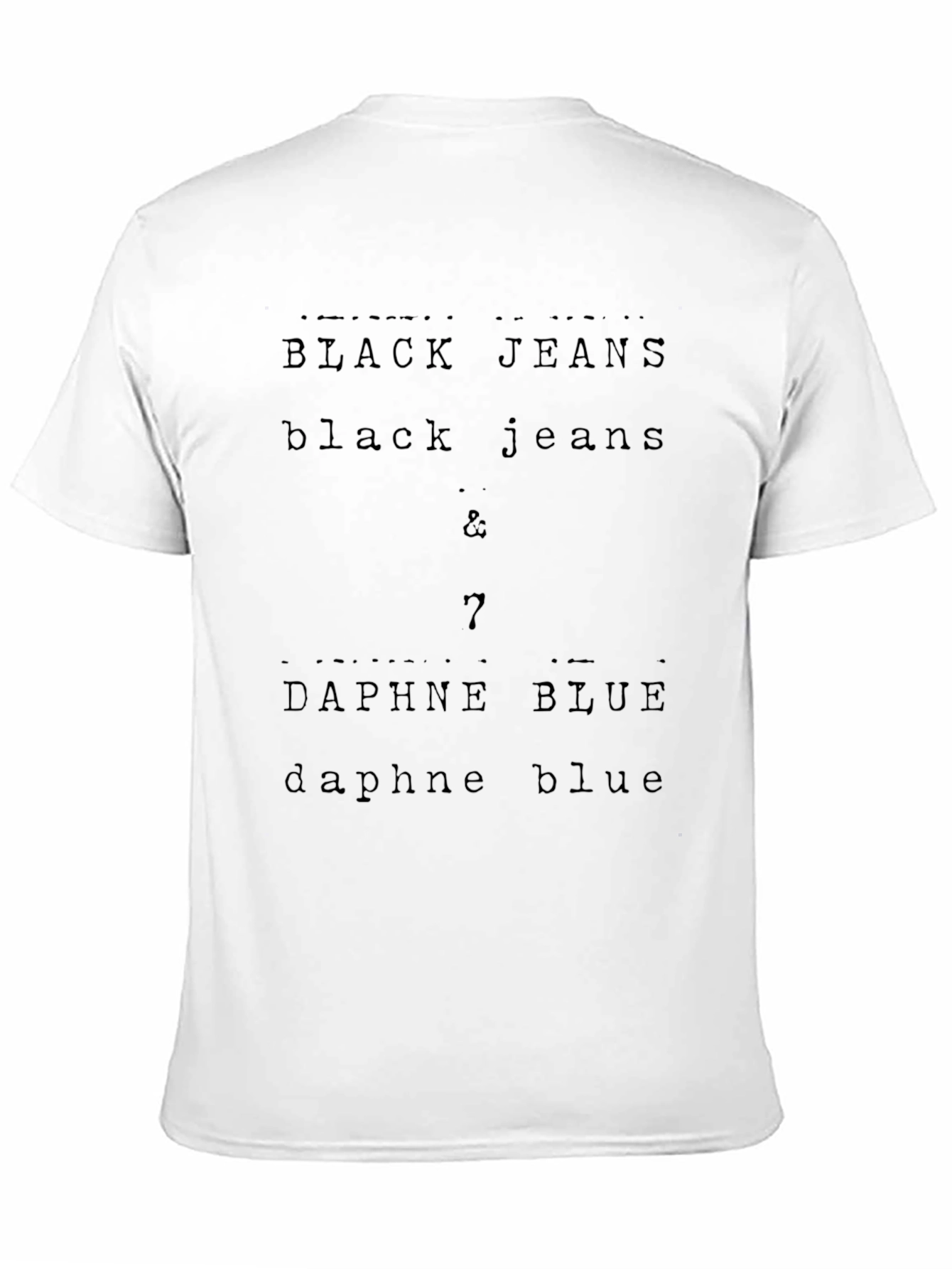 Black Black Jeans & Daphne Blue Graphic Tee view 11