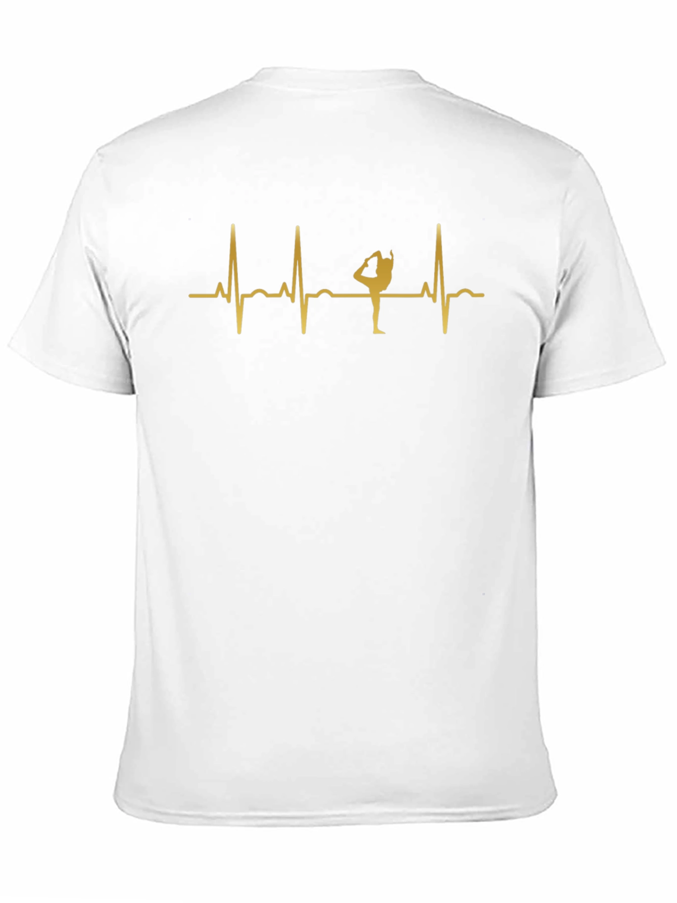 Black Gymnastics Heartbeat T-Shirt - Stylish Sport Tee view 11
